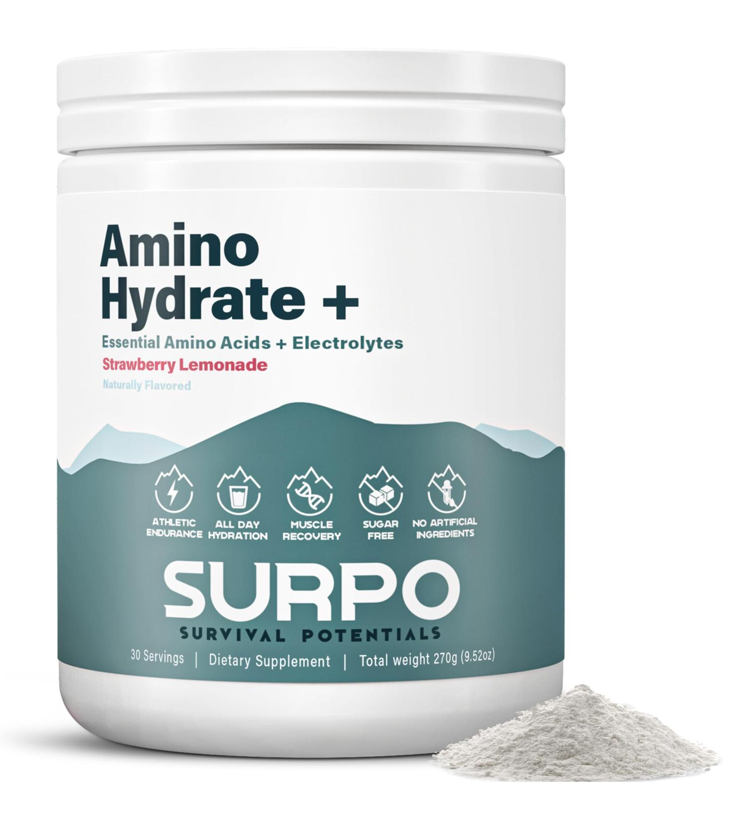 Essential Amino Acids & Sugar Free Electrolytes Powder | Keto EAA + BCAA Energy Drink for Muscle Recovery | 30 Servings - Buy Online on GoSupps.com