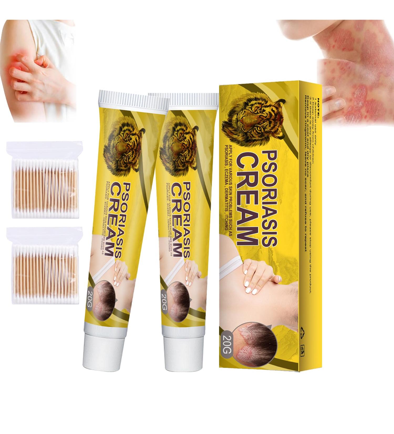 Revitaskin Herbal Eczema Psoriasis Cream - Eczema Relief for Adults (2 pcs) - Buy Online on GoSupps.com