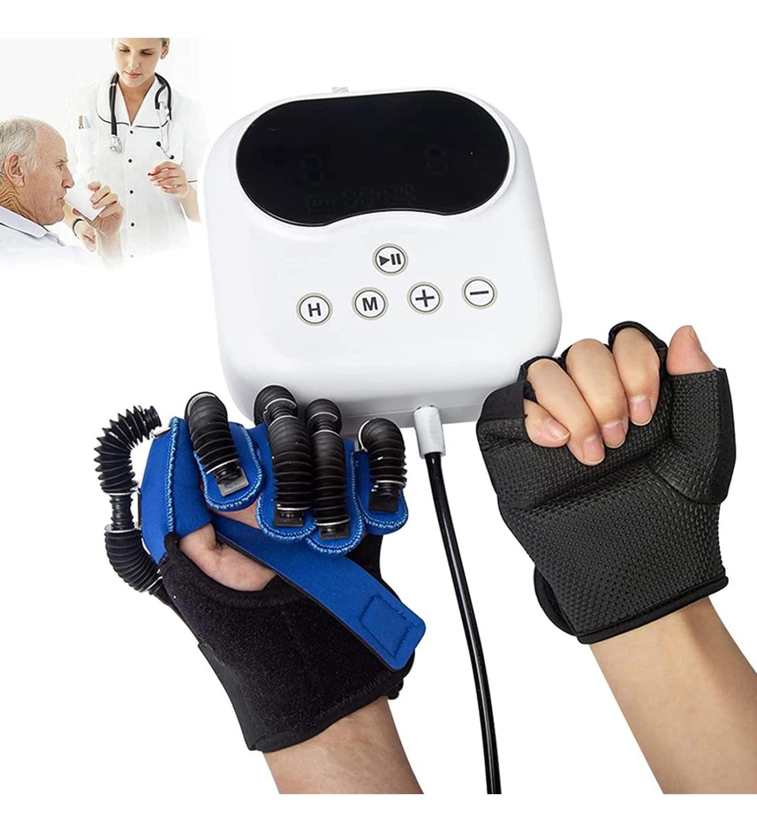 Electric Rehabilitation Robot Glove Finger Training Rehab Orthotics Training Gloves Stroke Hand Splint Assistive Gloves Training Equipment for Long Term Relief Lefthand Small - Buy Online on GoSupps.com