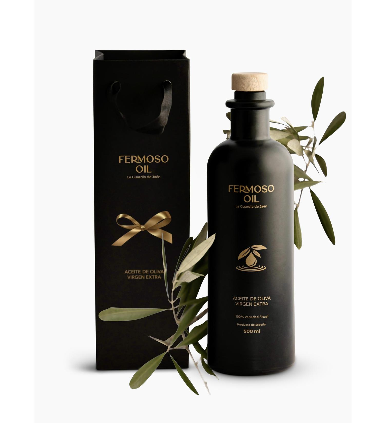 Premium Extra Virgin Olive Oil 500ml - Fermoso Olive Oil Gift Set | Spanish Cold Pressed Andalusia - Buy Online on GoSupps.com