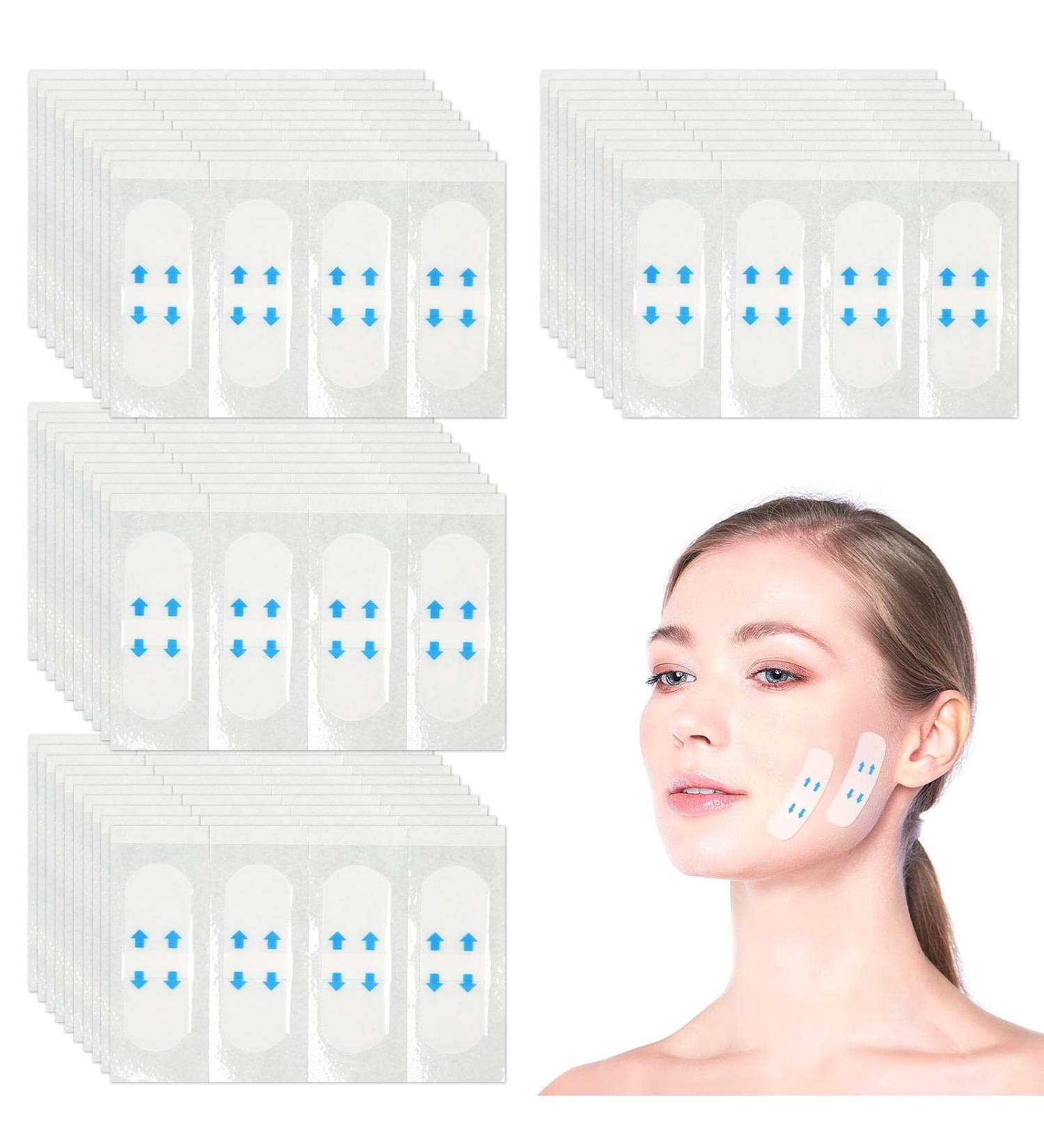 160pcs Ruban Lifting Visage Patchs Lifting Cou Invisibles Ruban Raffermissant Instantan Cou Contour Visage Bandes Adh sives tanches Raffermissement pour Double Menton Joues Peau Rel ch e - Buy Online on GoSupps.com