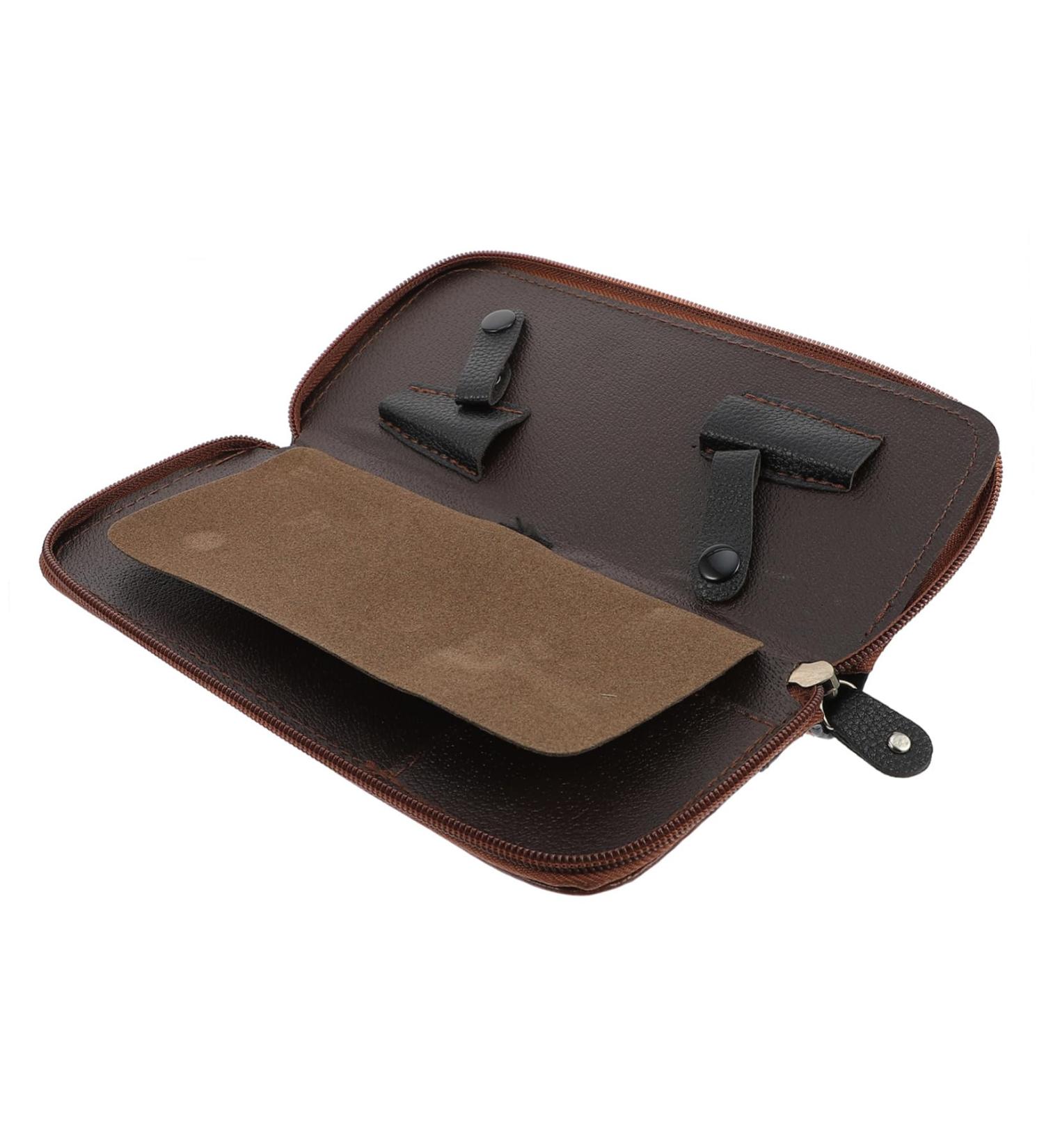 Minkissy Leather Tool Arm Rails: Multifunctional Hairdressing Scissor Case & Storage Bag for International Shipping - Buy Online on GoSupps.com