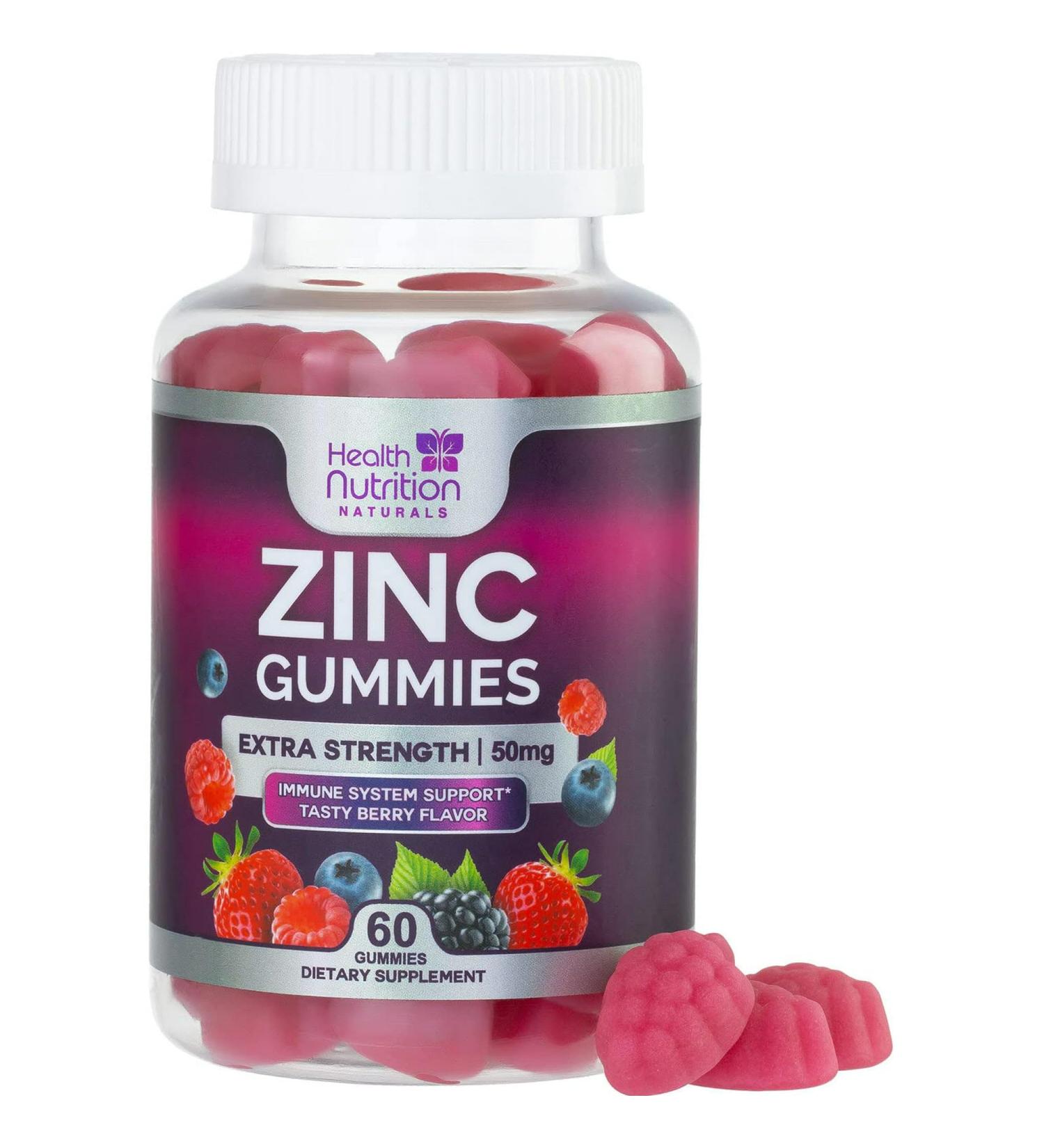 IKJ Zinc Gummies 50mg - Extra Strength Immune Support for Kids & Adults - Buy Online on GoSupps.com