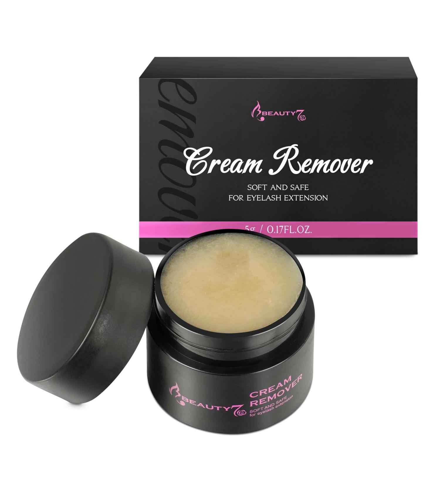 Beauty7 Eyelash Extension Remover Cream 5g - Safe Adhesive Bonder & Glue Dissolver for Fast, Low Irritation Removal - Eyelash Extension Supplies - Buy Online on GoSupps.com