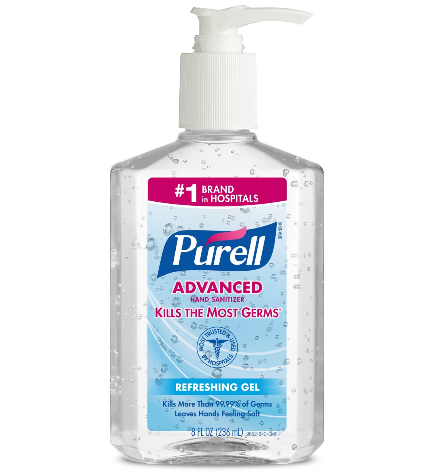 Purell Advanced Instant Hand Sanitizer 8oz - Effective Germ Protection - Buy Online on GoSupps.com