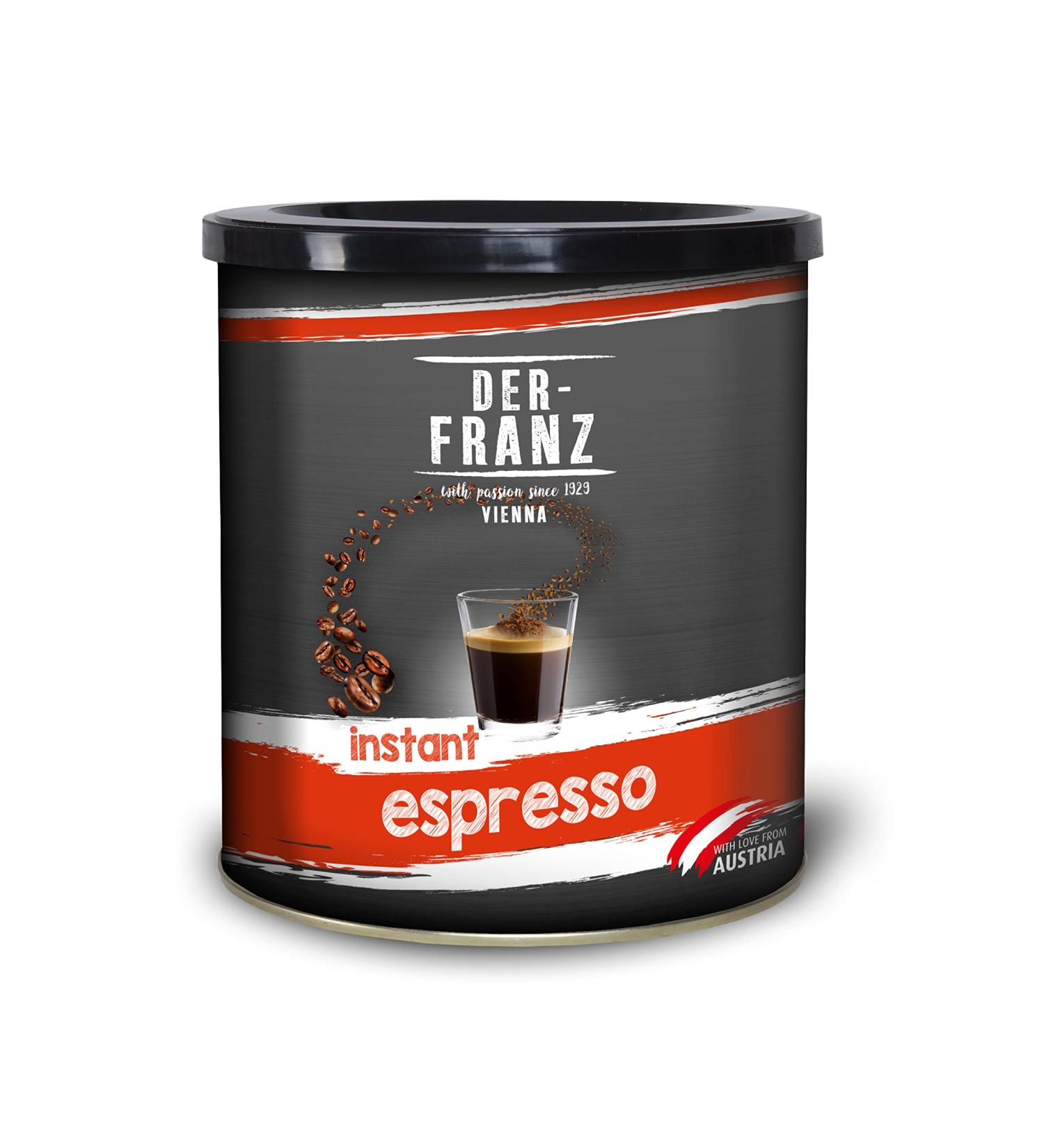 Buy Der-Franz Espresso Instant Coffee 200g | Premium Instant Espresso for Quick Brews | International Shipping Available - Buy Online on GoSupps.com