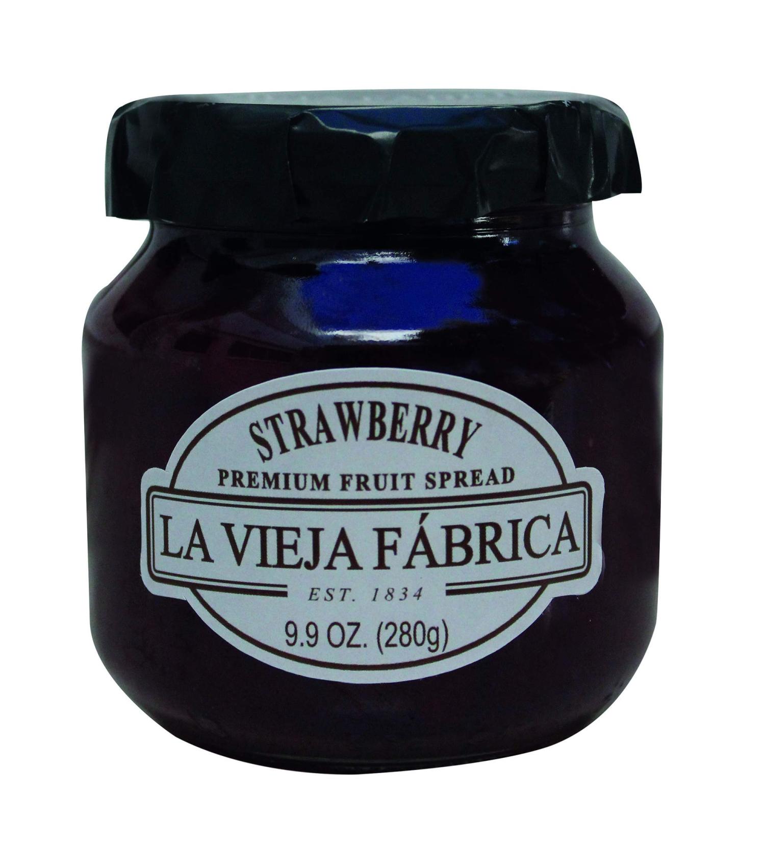 Mario Camacho La Vieja Fabric Strawberry Premium Fruit Spread 6 Fl Ounce (Pack of 6)