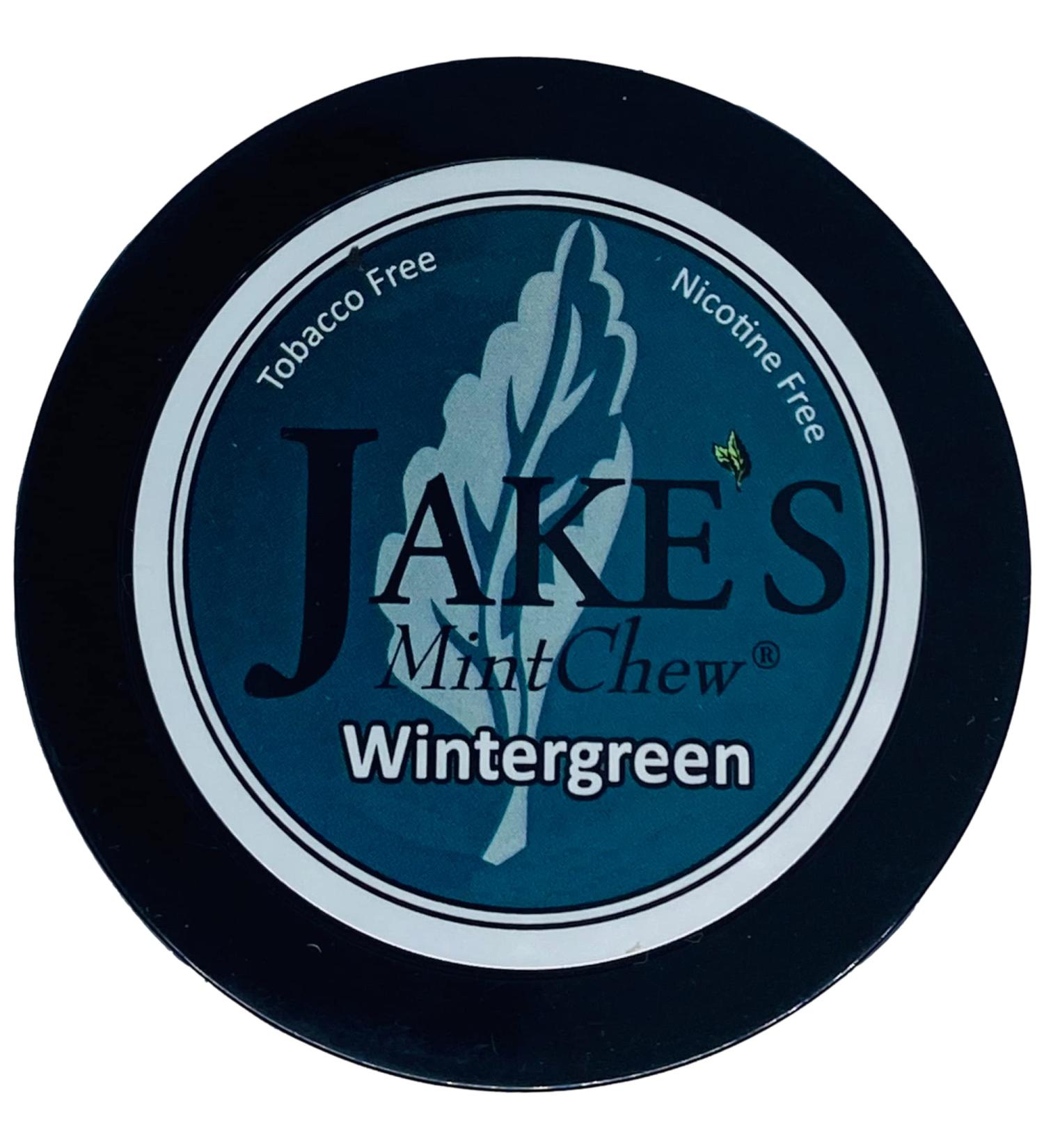Jake's Mint Chew - Wintergreen 1.2 oz - Tobacco & Nicotine Free!