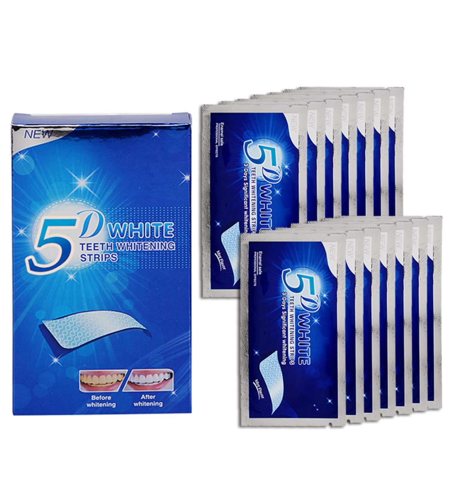 LacyMC 28 Teeth Whitening Strips - Reduces Sensitivity & Removes Dental Stains - Buy Online on GoSupps.com