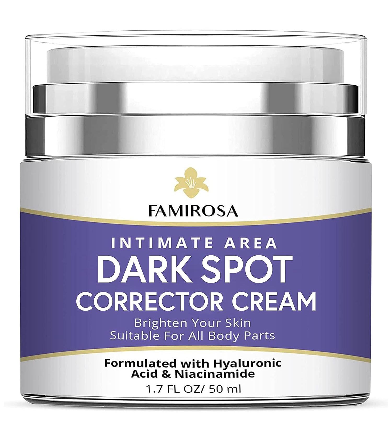 Intimate Dark Spot Corrector Cream with Hyaluronic Acid, Niacinamide & Vitamin C - 50ml - Buy Online on GoSupps.com