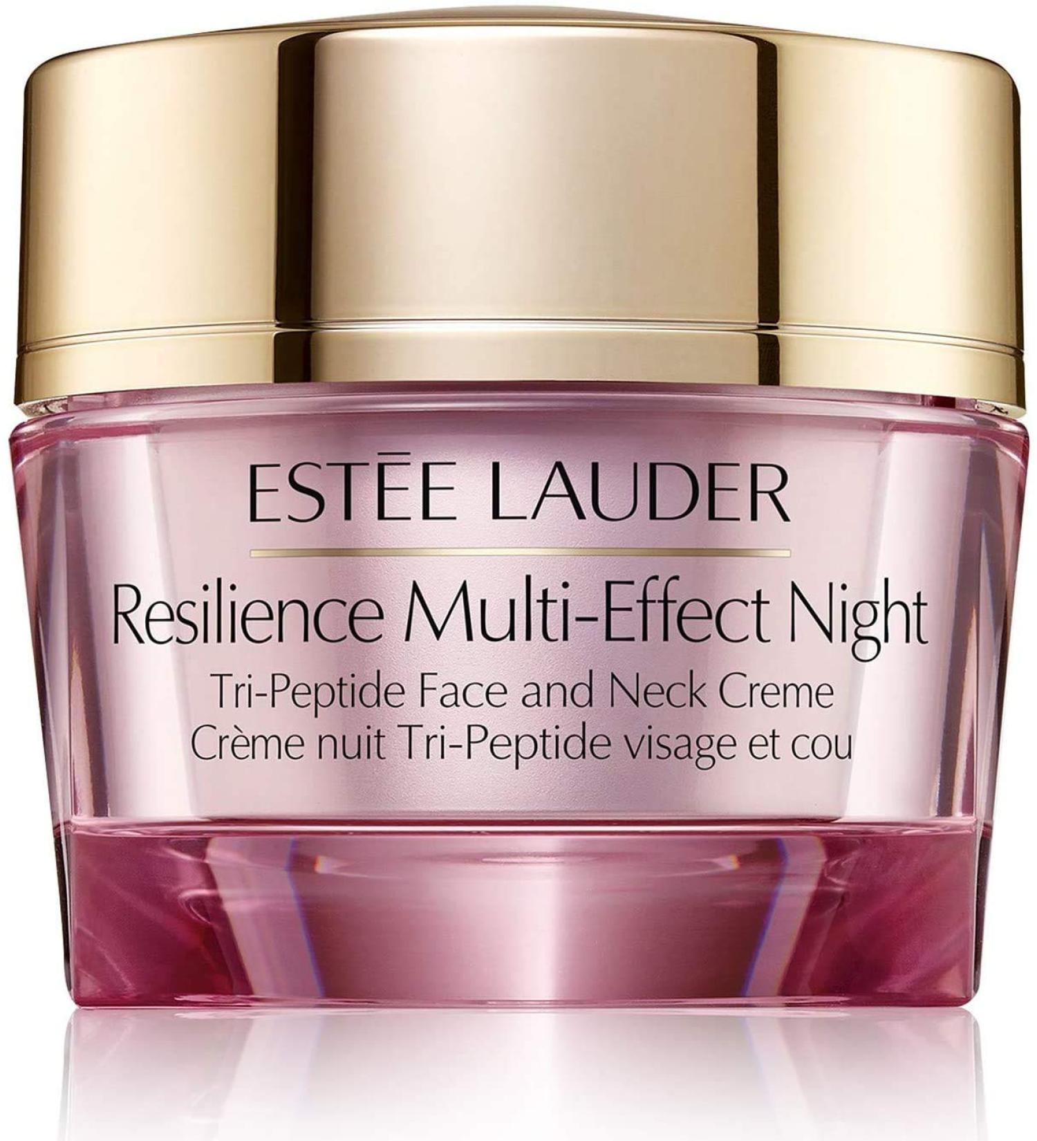 Estee Lauder Resilience Multi-Effect Night Tri-Peptide Face and Neck Creme, 1 oz / 30 ml, Full Size Unboxed