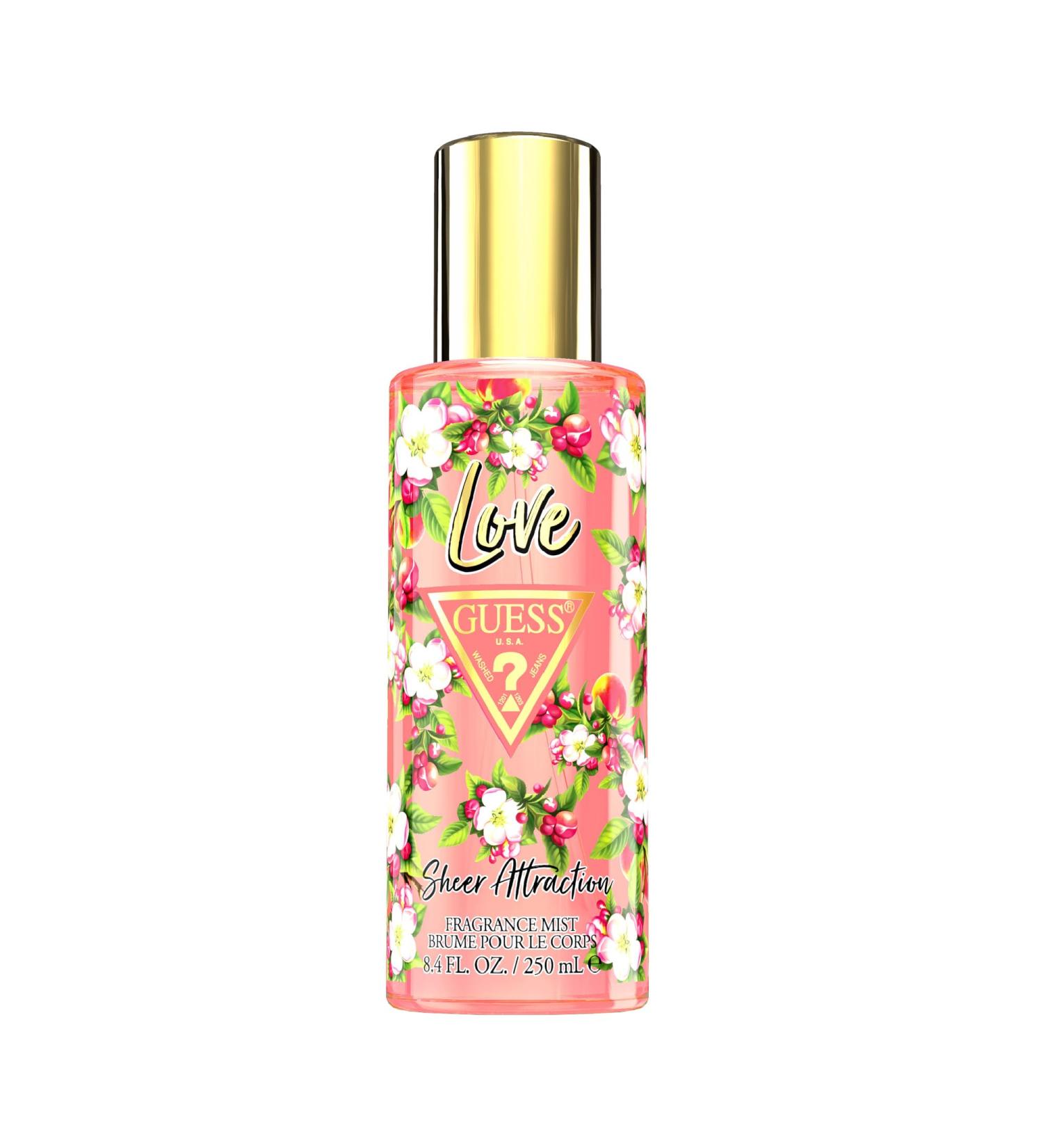 GUESS Love Sheer Attraction Fragrance Mist 8.4 Fl Oz Mango 8.4 Fl Oz (Pack of 1) - Buy Online on GoSupps.com