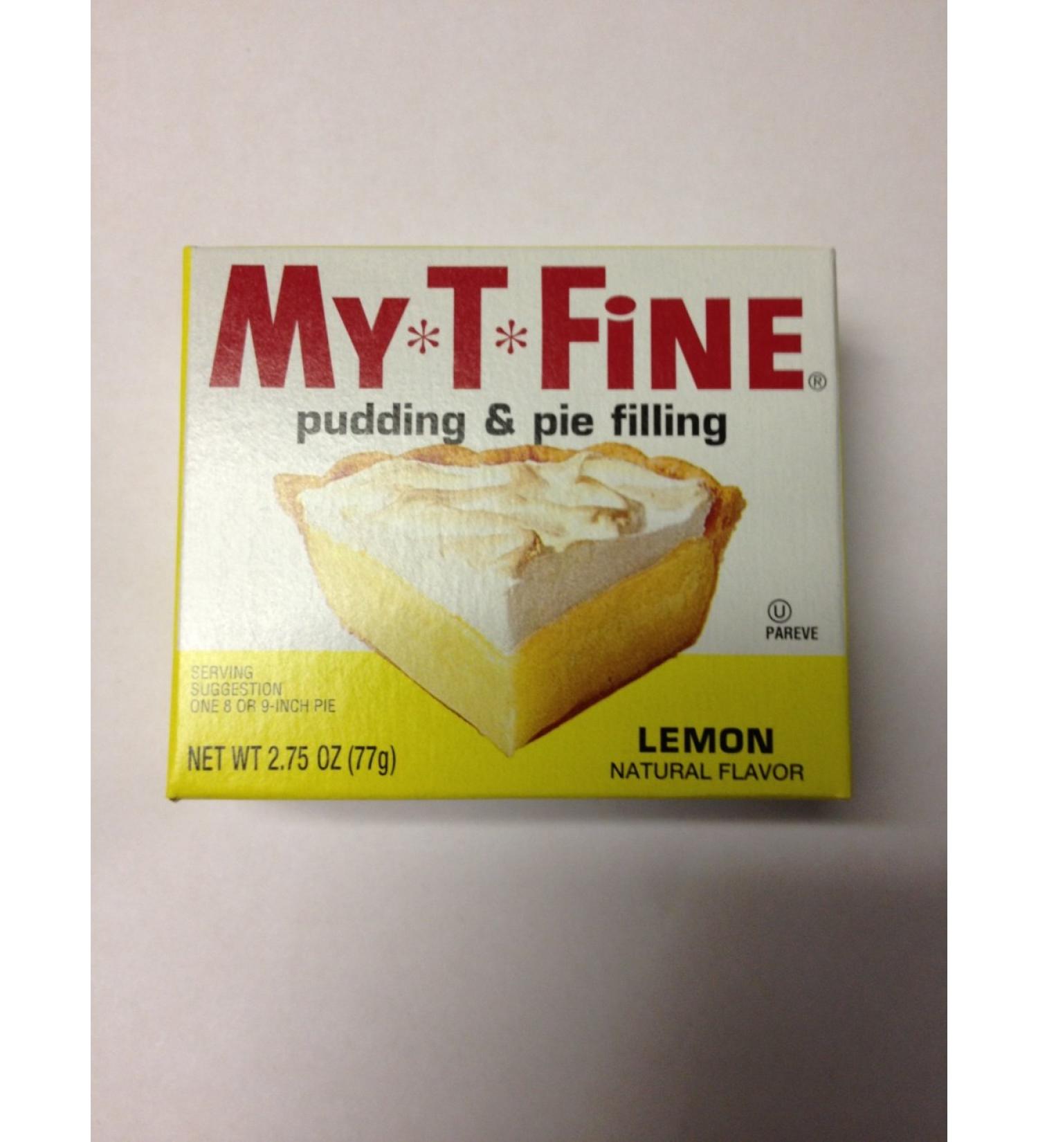 My T Fine Pudding (Lemon 4 Servings) Lemon 2.75 Ounce (Pack of 1)