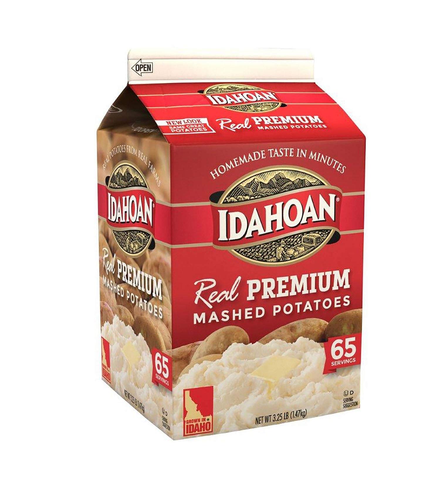 Idahoan Real Mashed Gable Carton Premium 52 Ounce by Idahoan