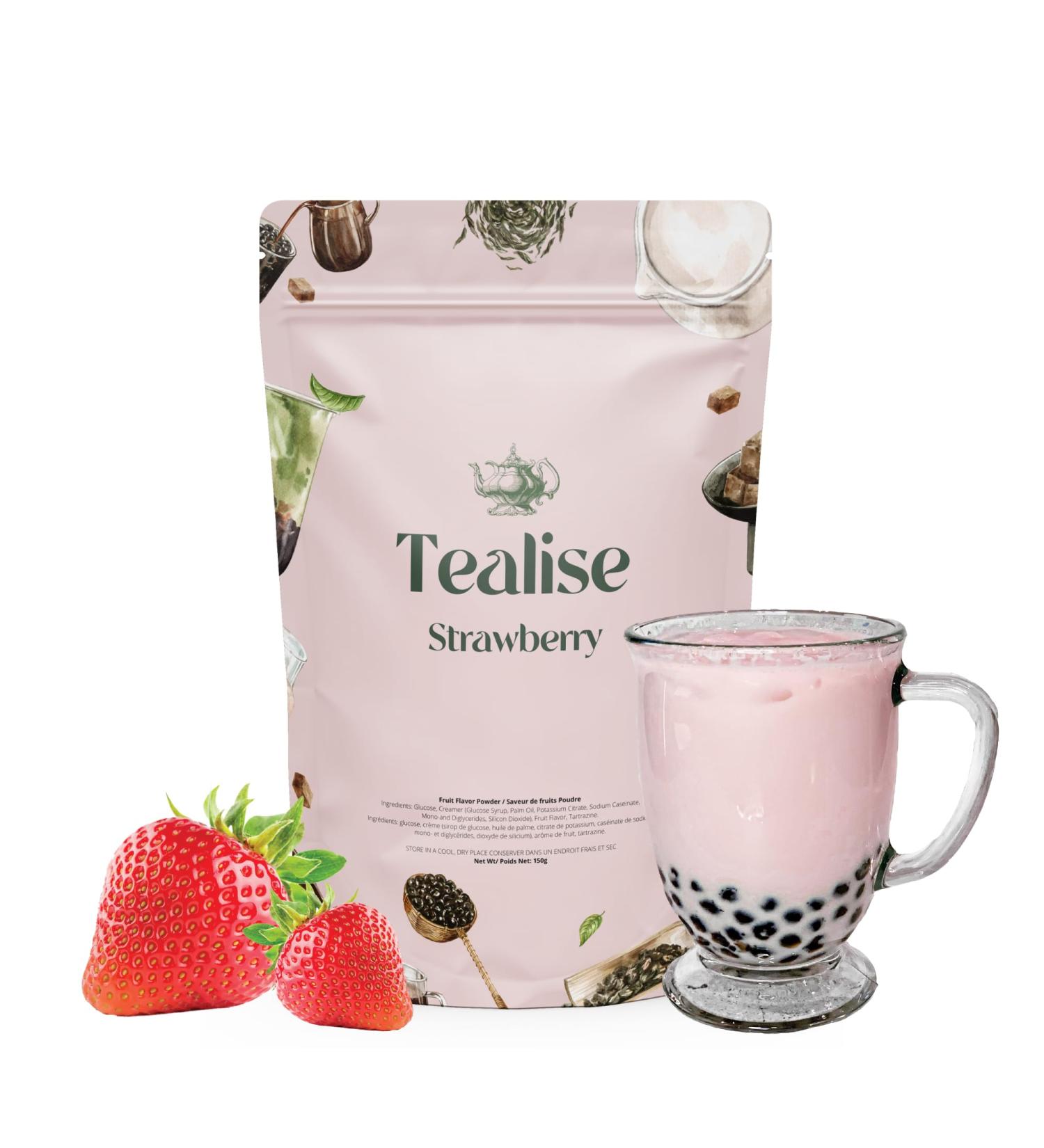 TEAliSe Instant Boba Tea Mix (Strawberry)
