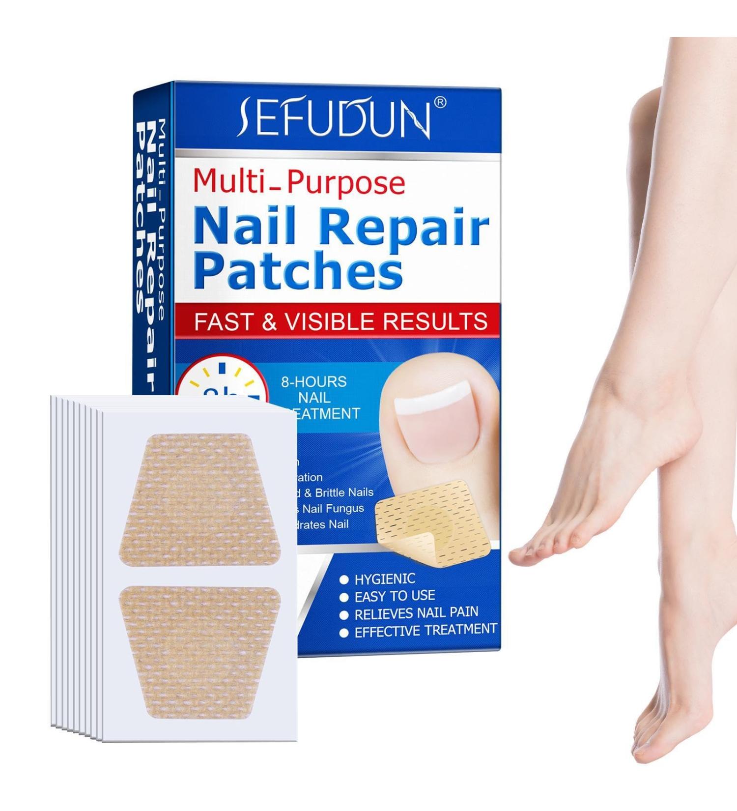 Toenail Plasters - Extra Strong Nail Repair Patch for Toenails and Fingernails Practical Breathable Non-Irritating Nail Repair Renewal Patch for Discolouration Cracked - Buy Online on GoSupps.com