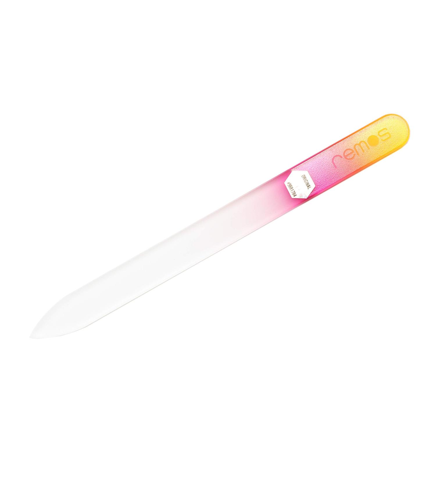 REMOS Tempered Glass Nail File - Double-Sided Orange-red - Buy Online on GoSupps.com
