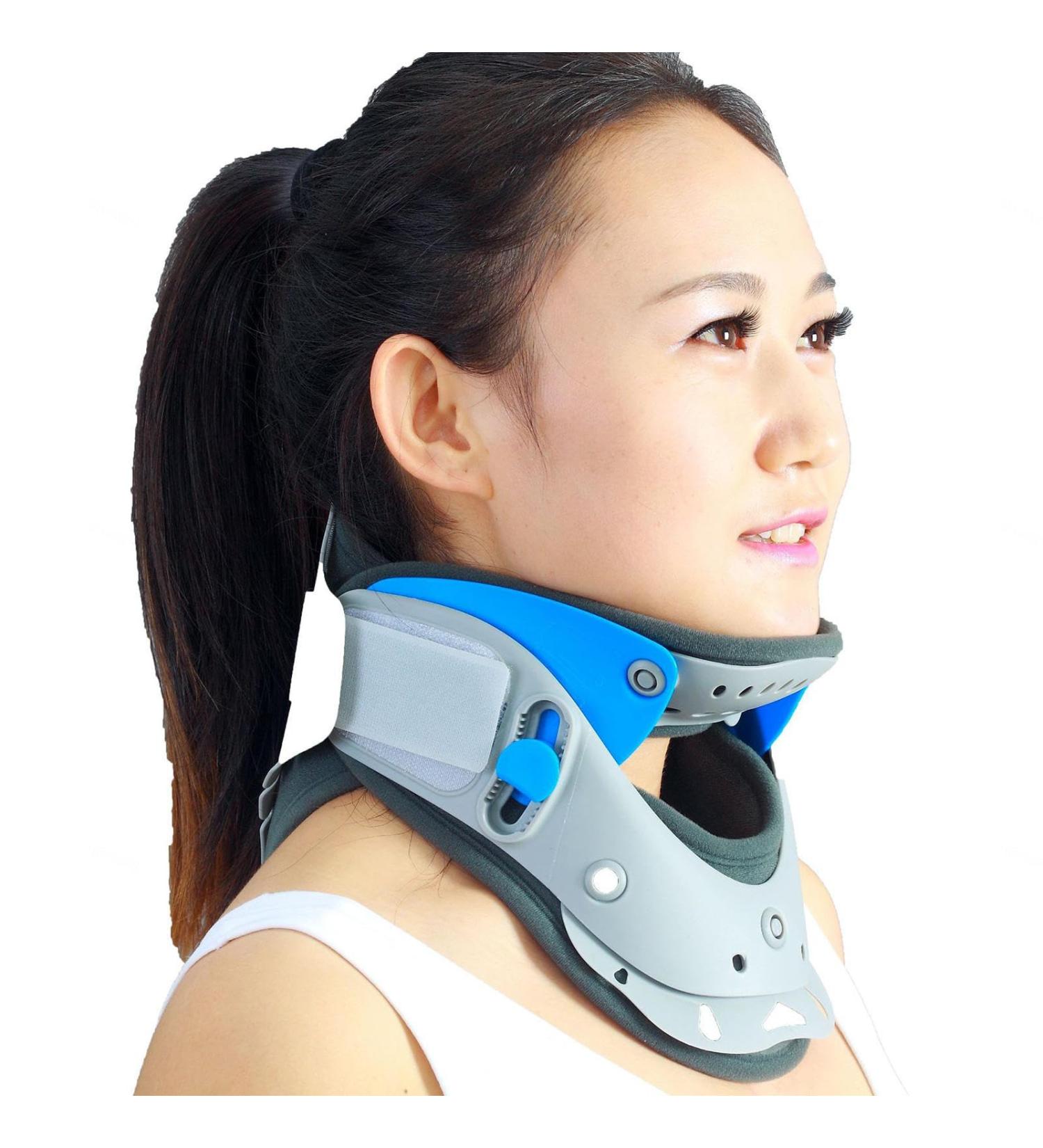 VideCor Neck Support Collar - Universal Cervical Traction Device for Pain Relief & Spinal Fixation - Adjustable & Ideal for Home Use - Buy Online on GoSupps.com
