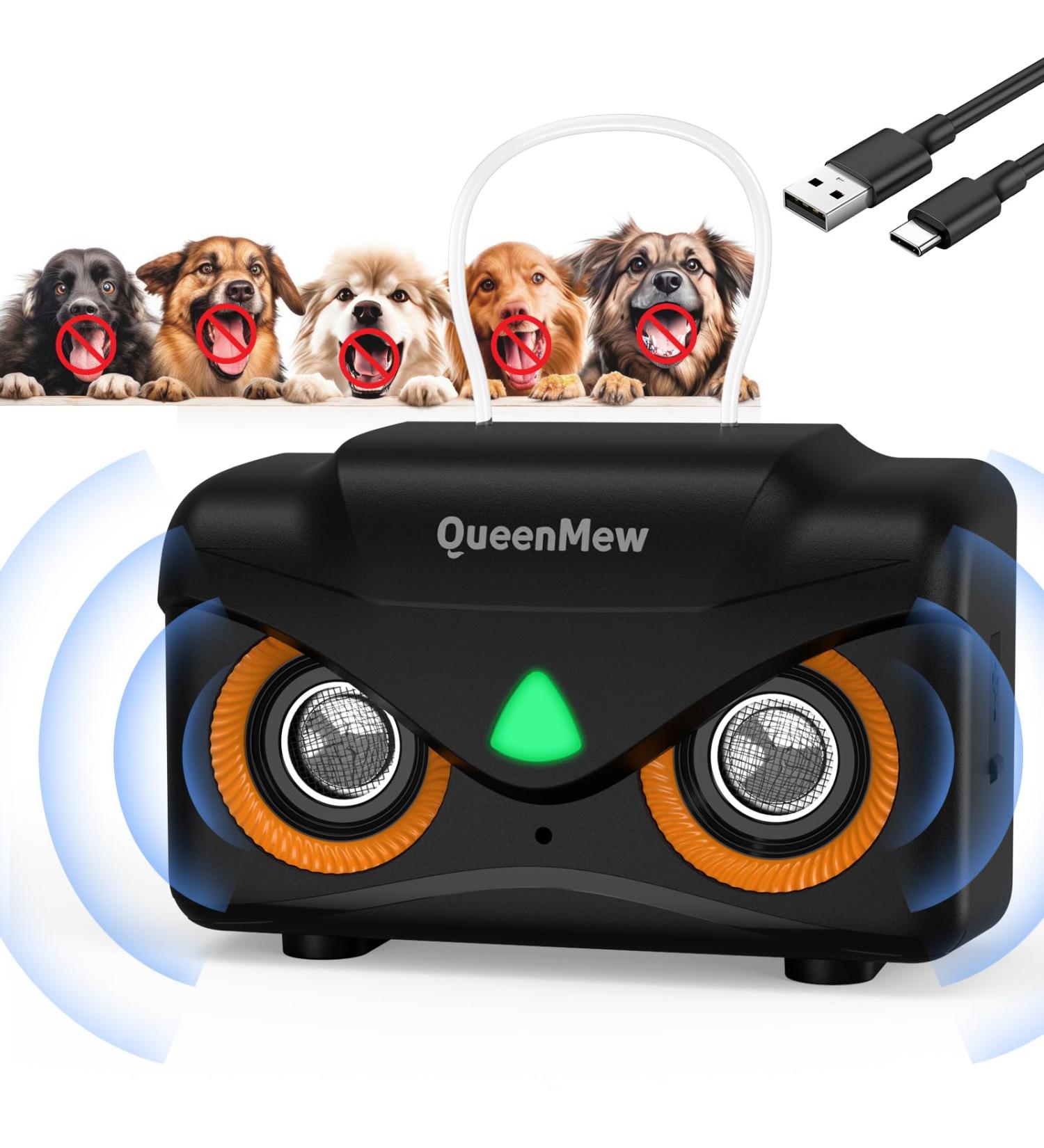 Bubbacare Anti-Bark Device for Dogs - 15m Range Quiet Mini Bark Control with 2 Speakers & 3 Modes - Ideal for Small & Large Dogs - Buy Online on GoSupps.com