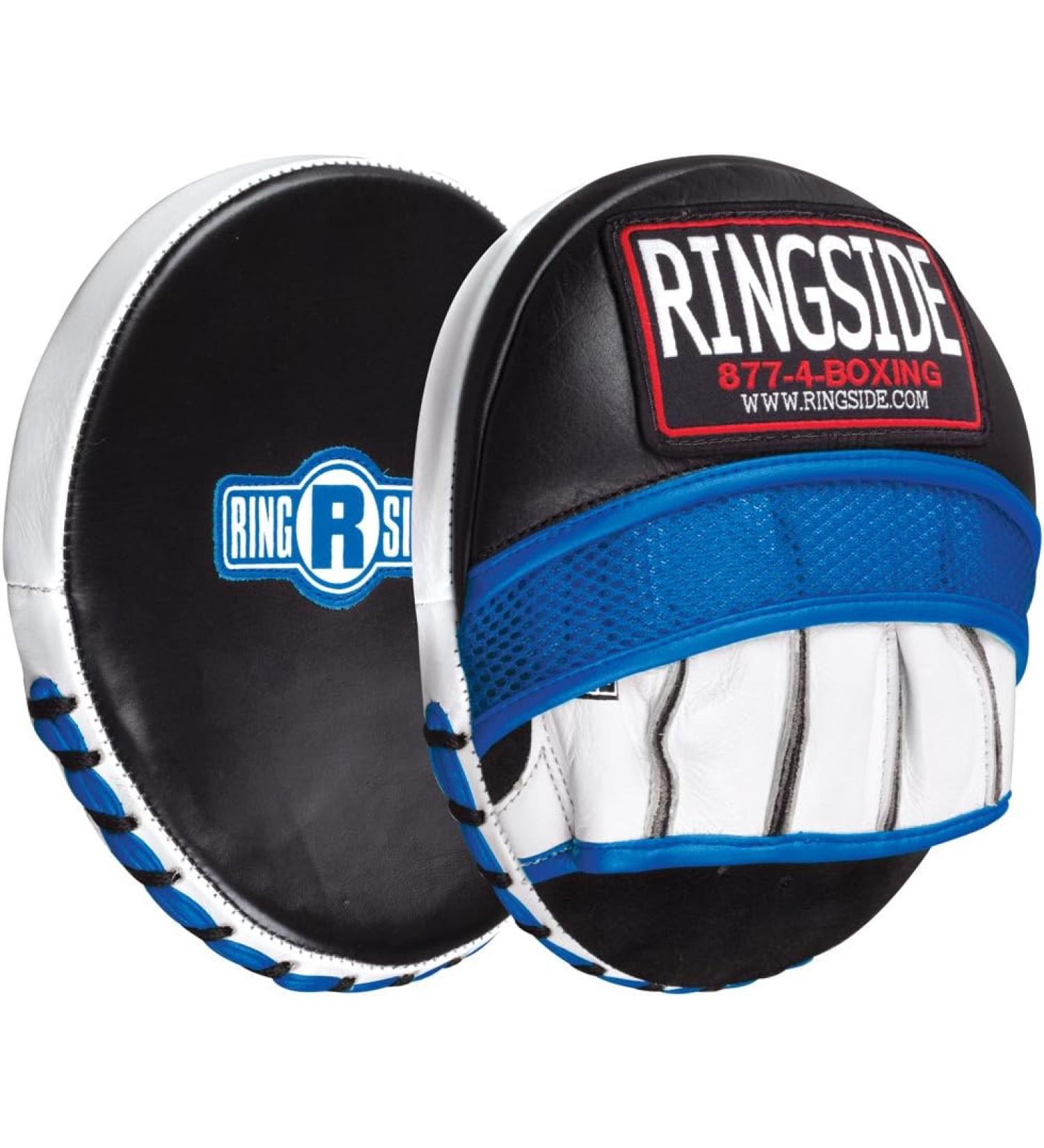 Ringside Gel Micro Boxing MMA Punch Mitts - Blue/Black (Pair) - Buy Online on GoSupps.com