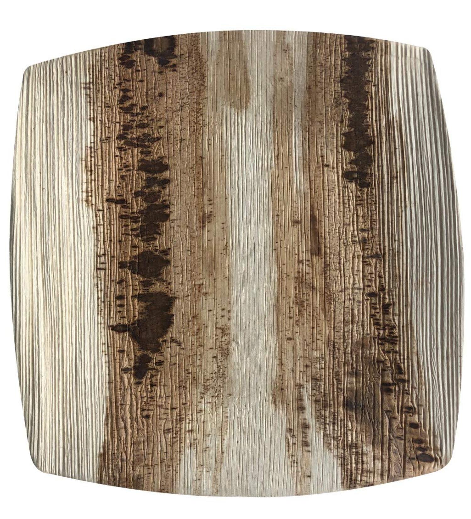 Eco Friendly Disposable Leaf Plate - 10.5" Quadrato Square Plate | Pack of 25 25 10.5" Quadrato Square Plate - Buy Online on GoSupps.com