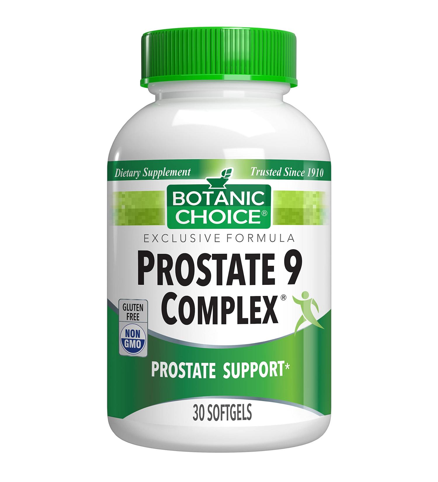Botanic Choice Prostate 9 Complex Softgels 30 Ct - Prostate Supplements for Men with Saw Palmetto Prostate Health Supplements for Men for Prostate Support - Buy Online on GoSupps.com