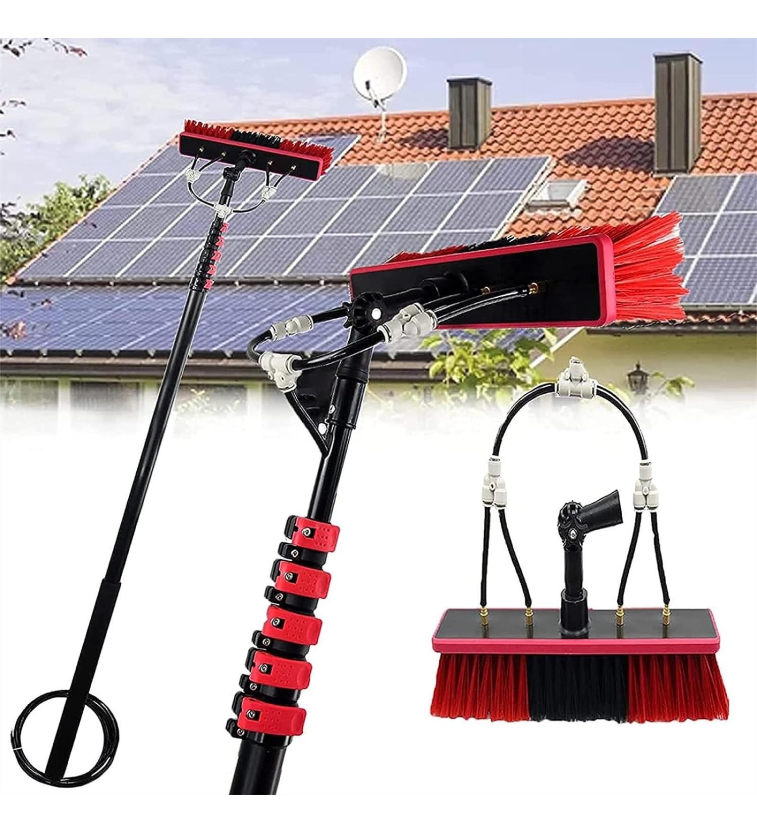 Window Cleaning Pole Photovoltaic Panel Cleaning Tool Extendable Cleaner Conservatory Roof Window Glass Wall Cleaning Water Fed Telescopic Brush Brush Head (Color : 6m/19.6ft Size : 50Cm Brush H 7m/22.9ft 30Cm Brush Head - Buy Online on GoSupps.com