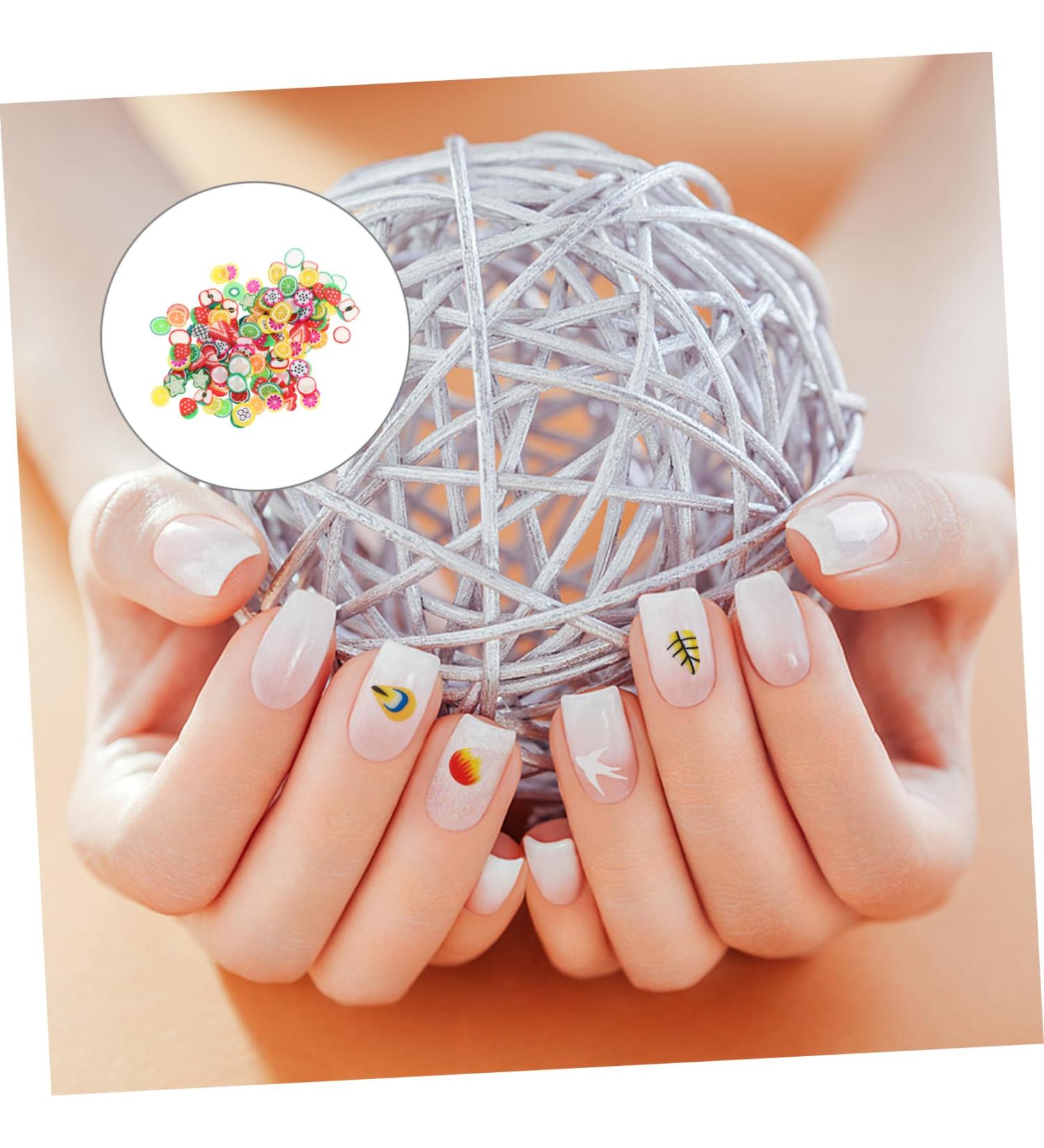 HAPINARY 4 Packs Nail Art Polymer Clay Diy Nail Decoration Nail Decorations for Nail Art Nail Art Craft Appliques Embellishments Craft Making Beads Diy Nail Art Slices 3d Resin Suite Fruit - Buy Online on GoSupps.com