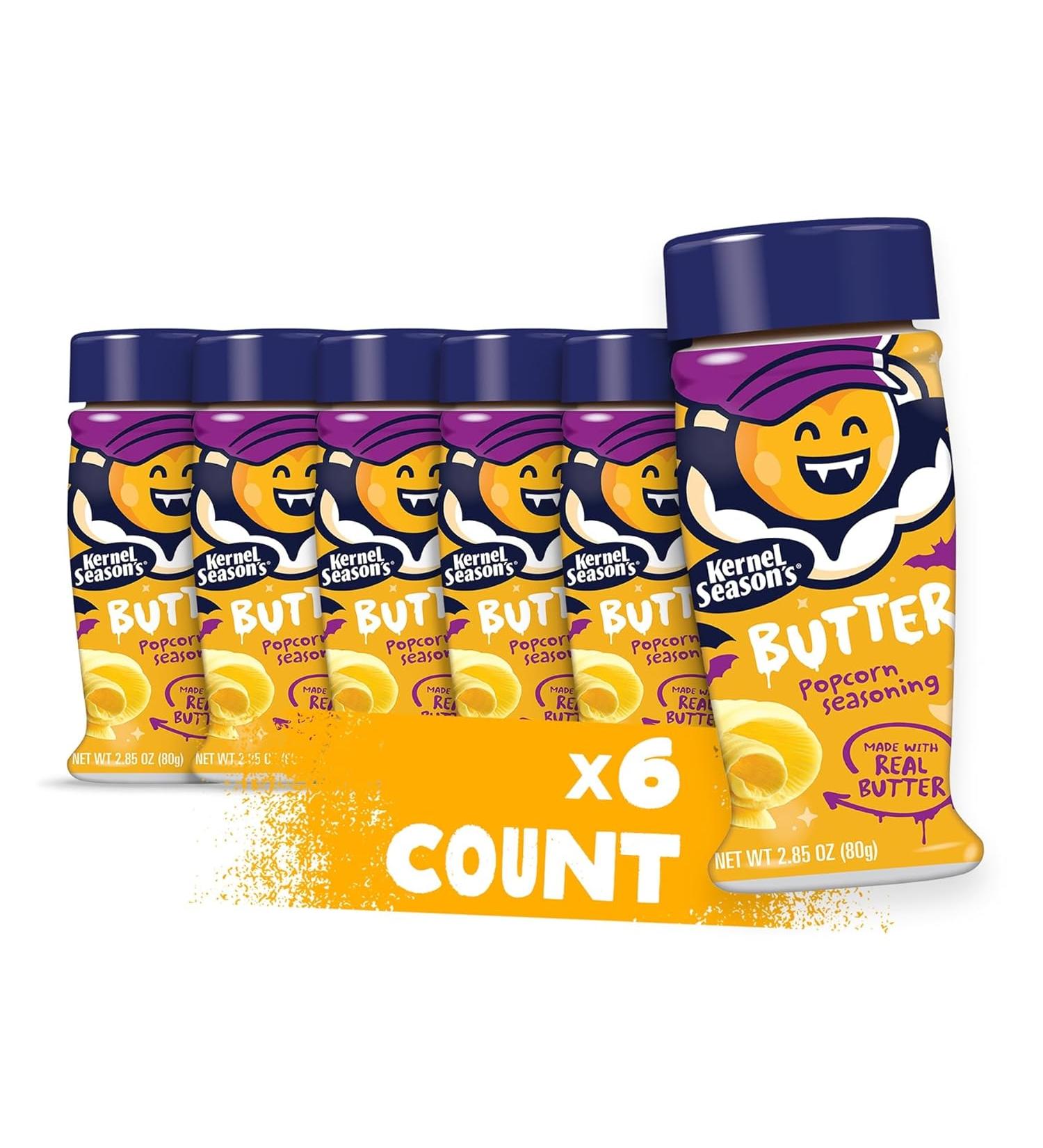 Kernel Season's Butter Popcorn Seasoning - 2.85oz, Pack of 6 | Perfect Flavor Boost! - Buy Online on GoSupps.com