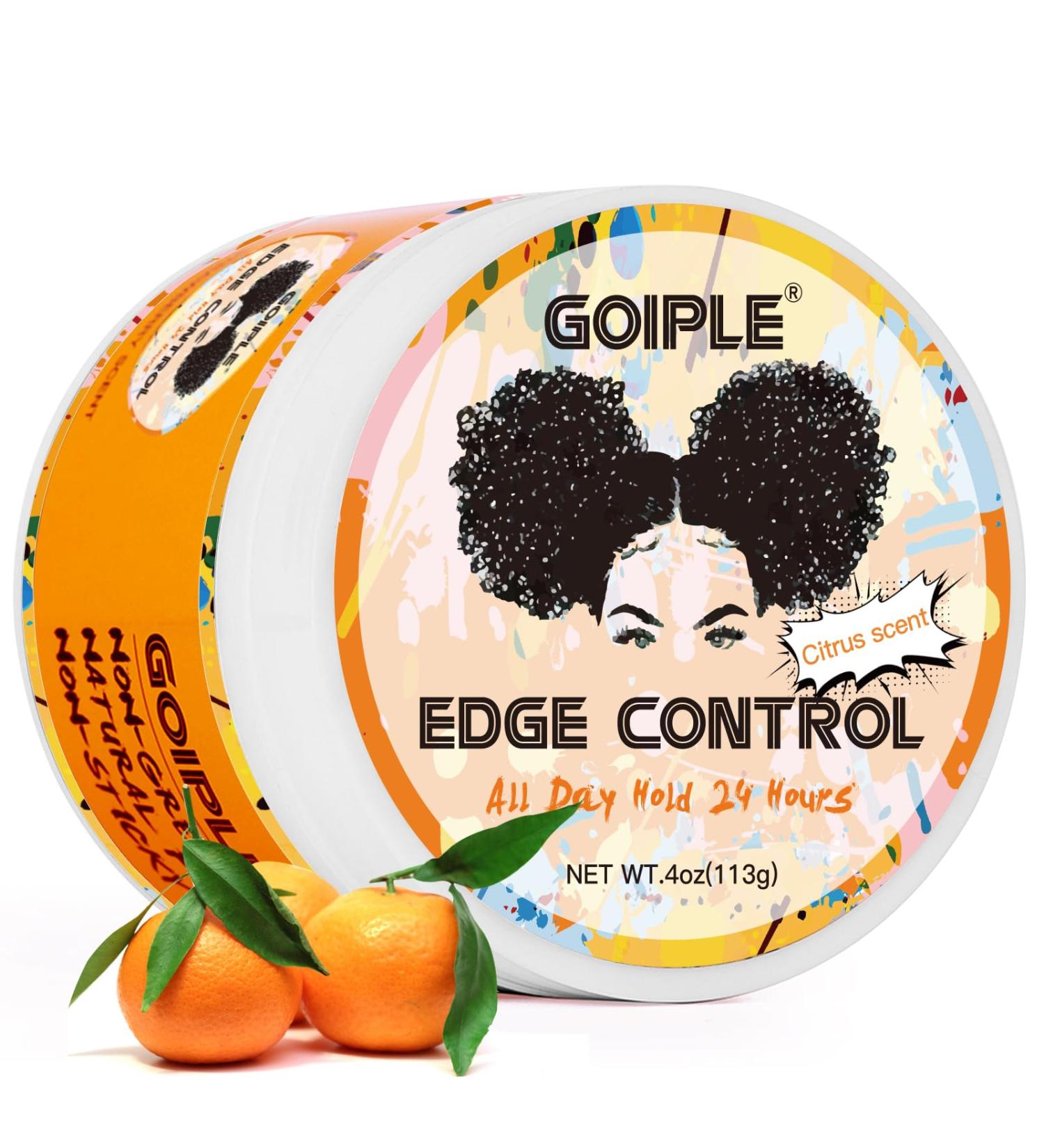 Edge Control Wax for Black Women | Strong Hold Non-Greasy No Flaking | Shine Hair Gel (Citrus Scent) - International Shipping Available - Buy Online on GoSupps.com