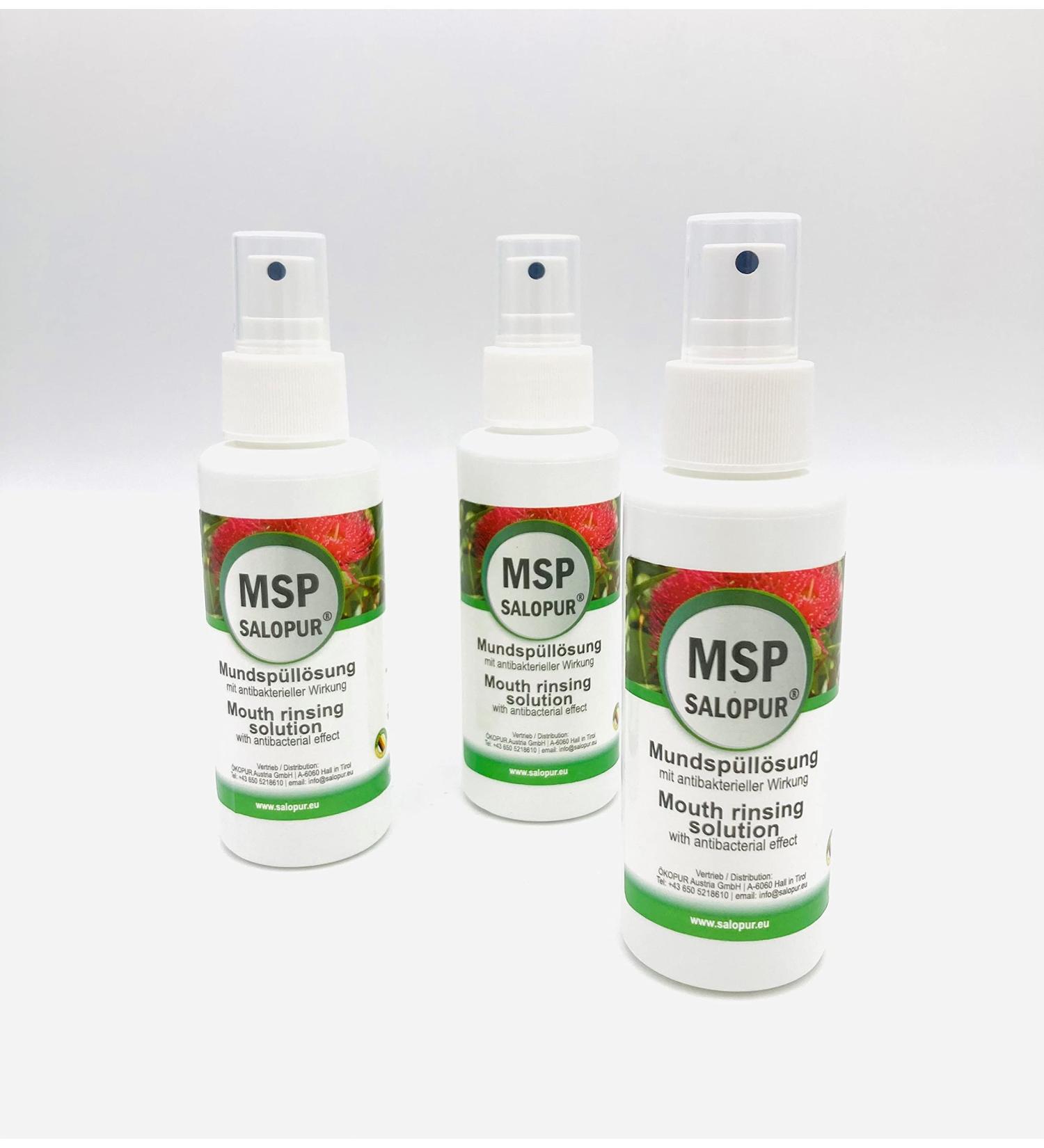 MSP Salopur mouthwash solution 3 x 100ml