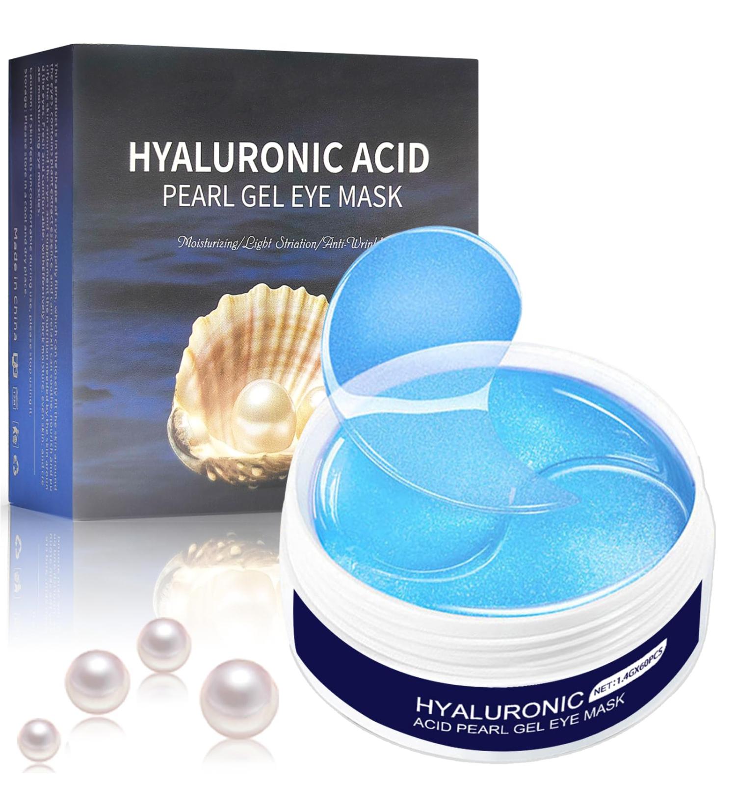 60 Pi ces bleu Patch Yeux masques hydratants pour les yeux R duit les Cernes Poches et Rides Pour hydrater Masque Collagene Soin Contour des pour Femmes/Hommes - Buy Online on GoSupps.com