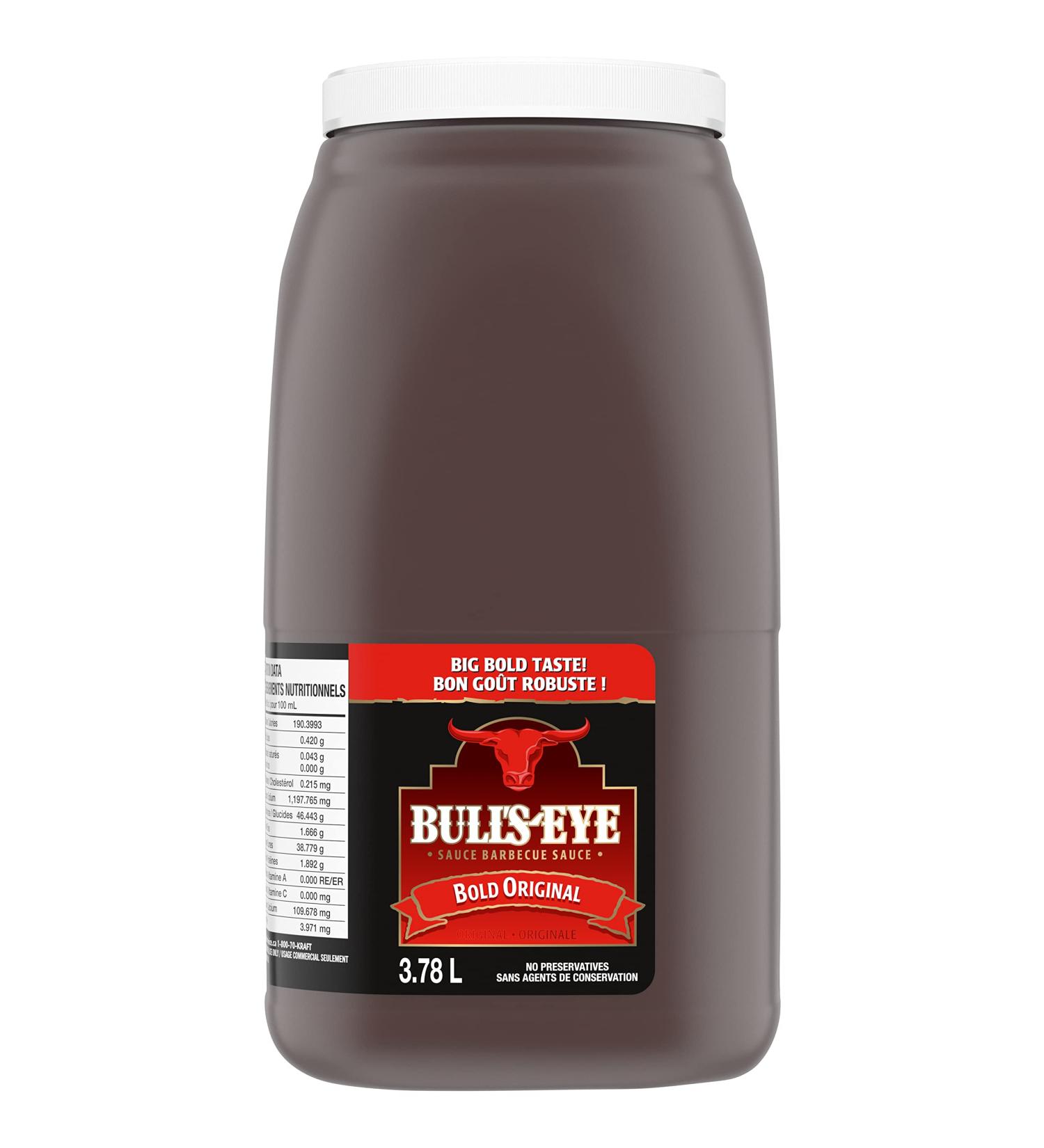 Bull's-Eye Bold Original BBQ Sauce 3.78L - Buy Online on GoSupps.com