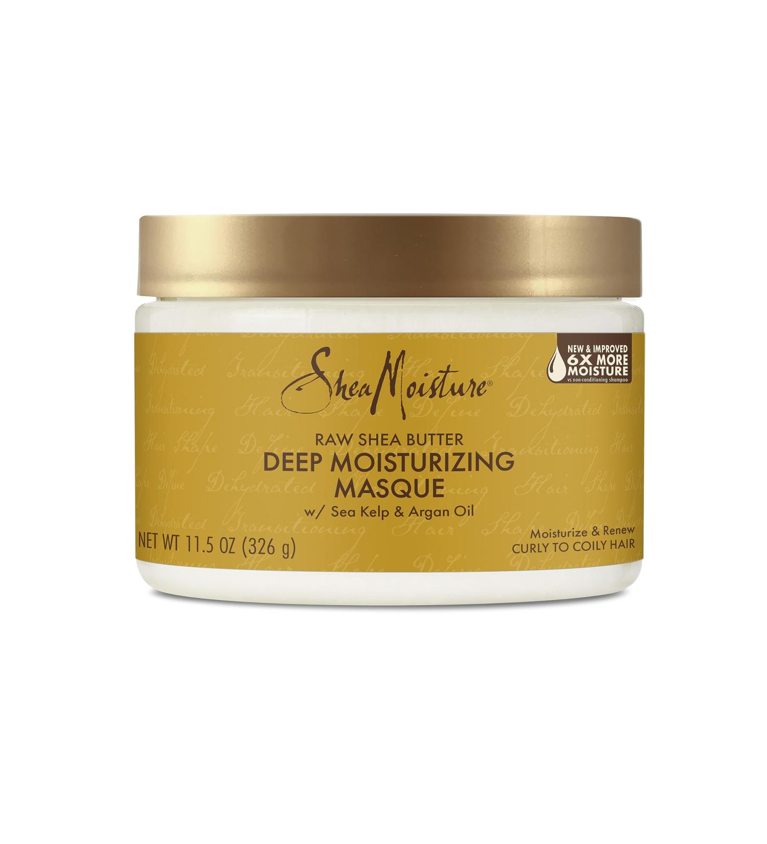 SheaMoisture Curl and Shine Hair Masque & Smoothie - Coconut & Hibiscus Deep Conditioning for Curly Hair | Shop Internationally - Buy Online on GoSupps.com