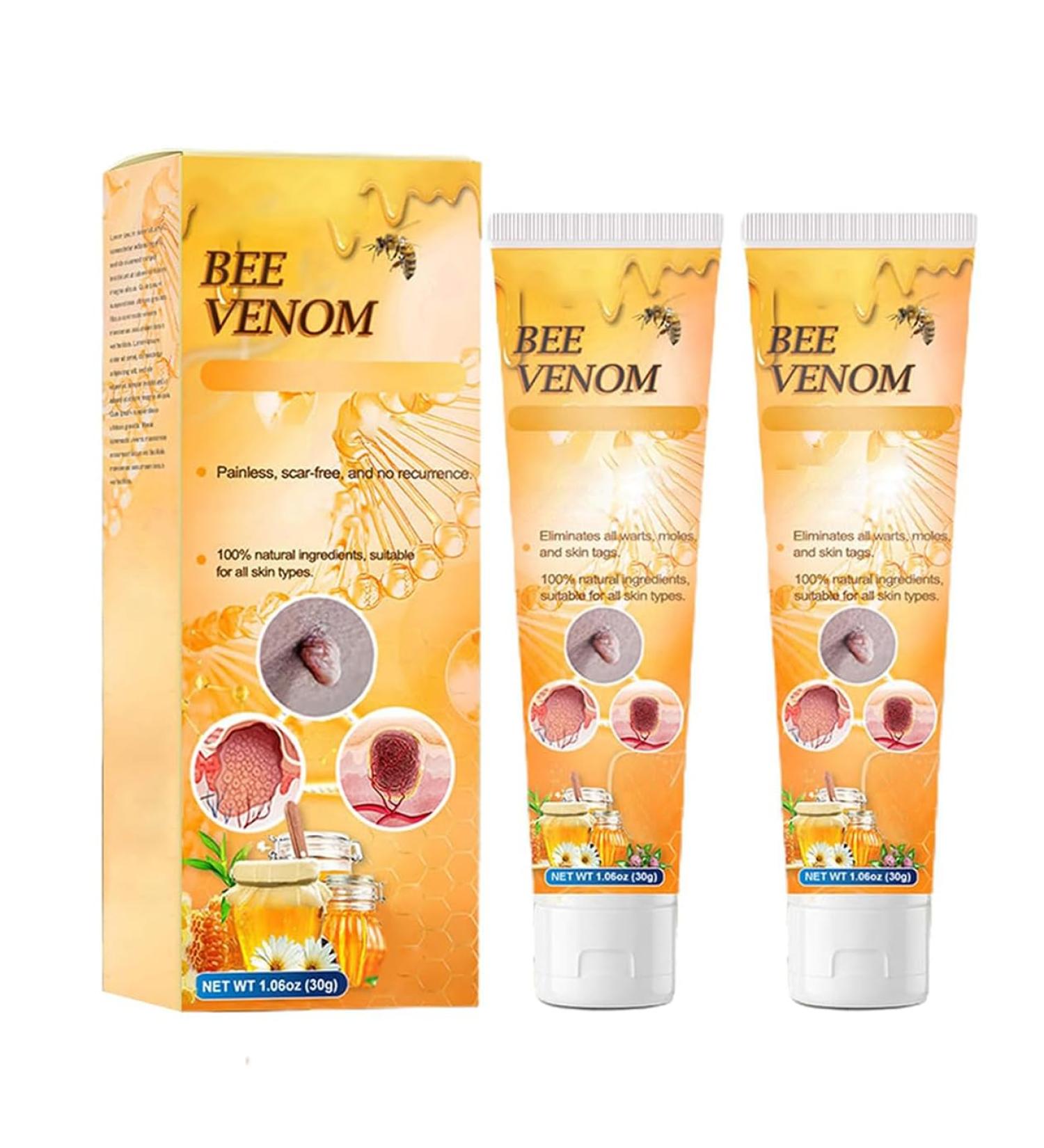2pc LIPOGO Bee Venom Cream Lipogo Professional Bee Venom Treatment Gel for All Skin Types - Buy Online on GoSupps.com