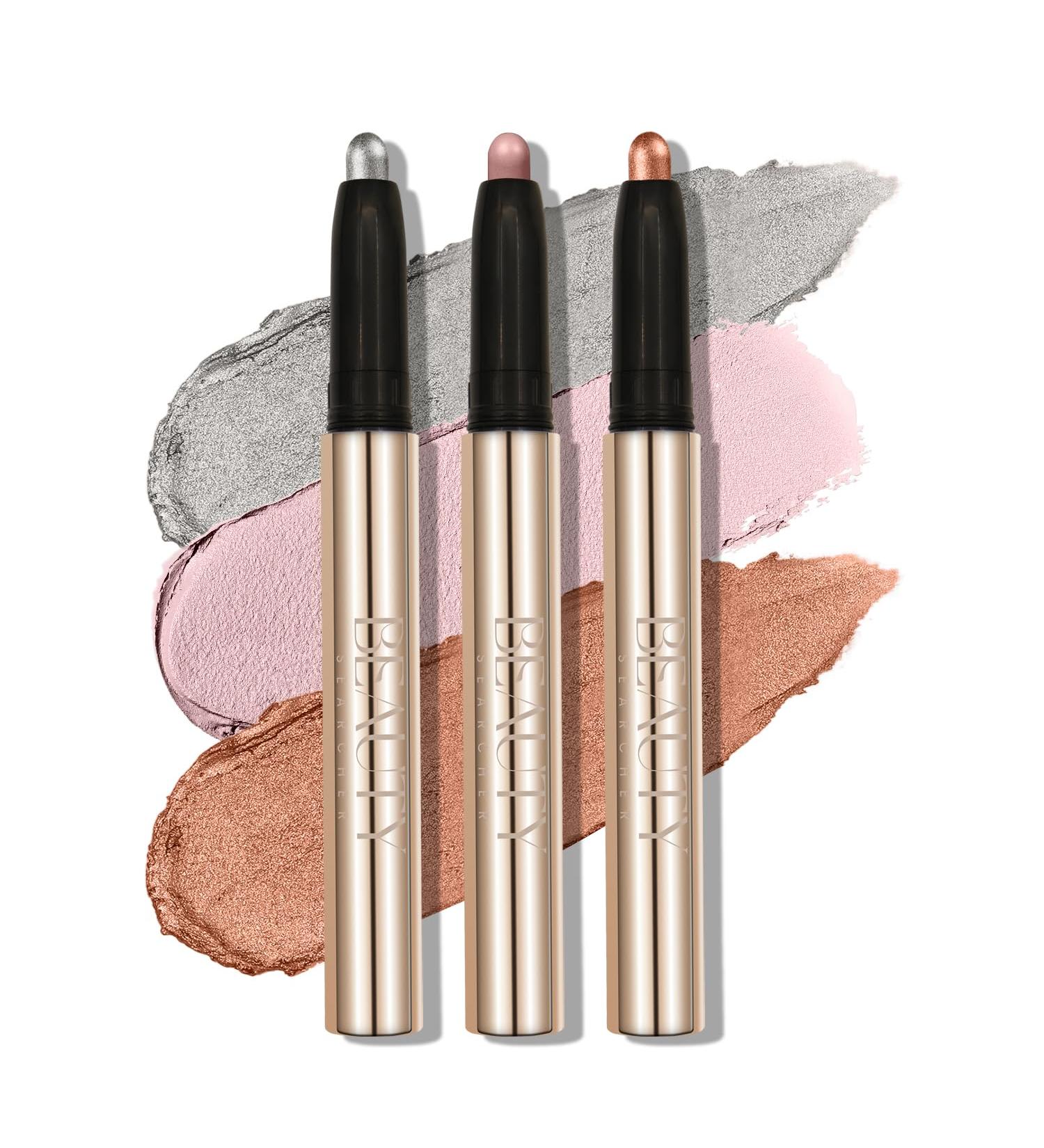 Lidscay Matte Shimmer Eyeshadow Pen - Waterproof Pigmented Creamy Crayon | Eyer Uphealler Eye Makeup | International Shipping - Buy Online on GoSupps.com