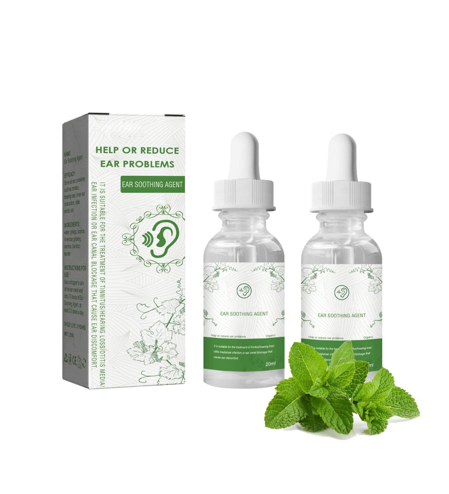 lunhaifi ARSICOR Organic Herbal Drops 20ml Herbal Drops for Tinnitus ARSICOR Ear Soothing Agent Natural Organic Herbal Drops for Ear Ear Care Drops for Relieve of Tinnitus Congested Ears (2Pcs) - Buy Online on GoSupps.com