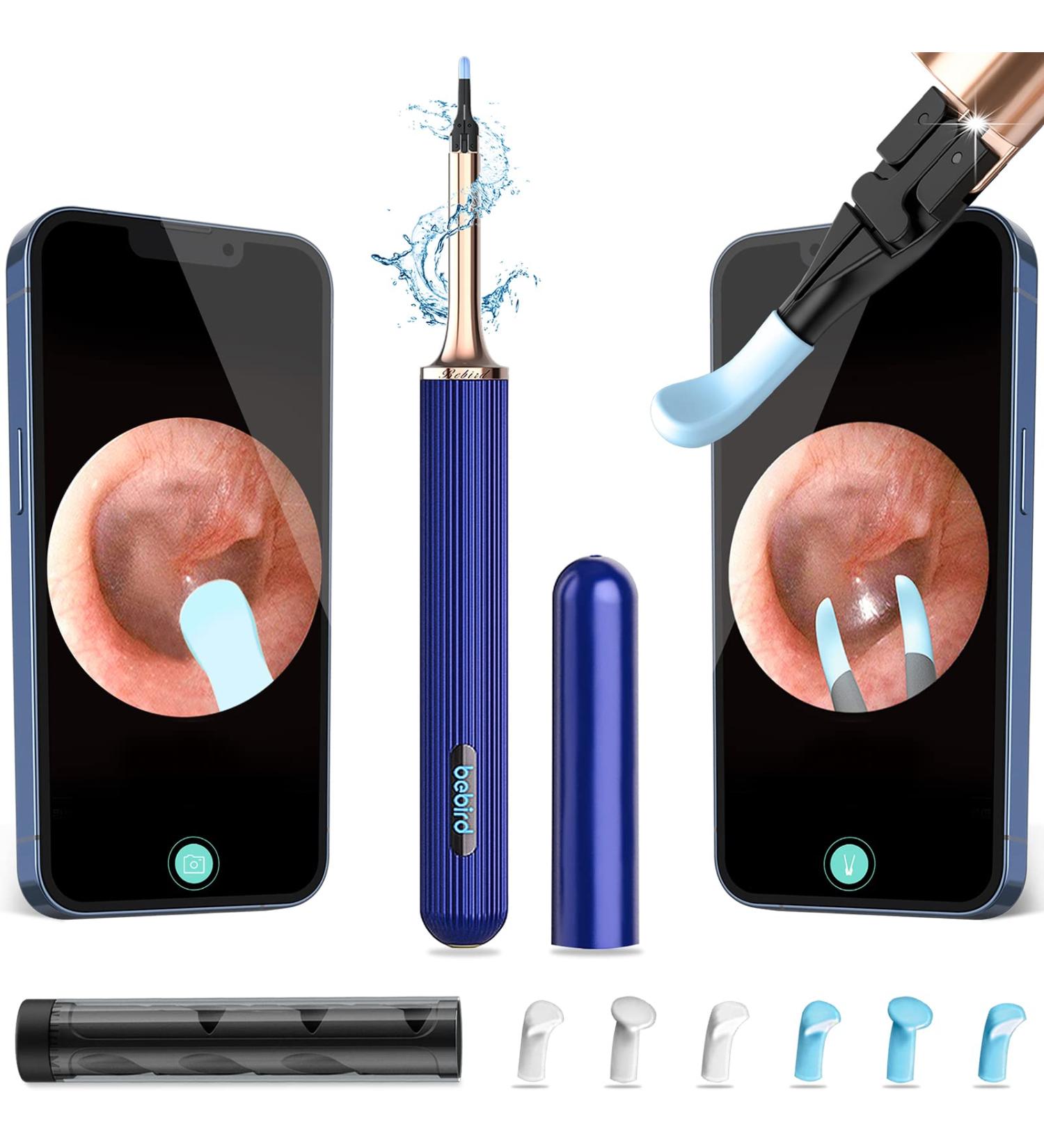 Bebird Pro Note3 Ear Wax Removal Tool | 10MP HD Otoscope with Light | Ear Camera & Tweezers 3-in-1 | Navy | for iPhone & Android - Buy Online on GoSupps.com