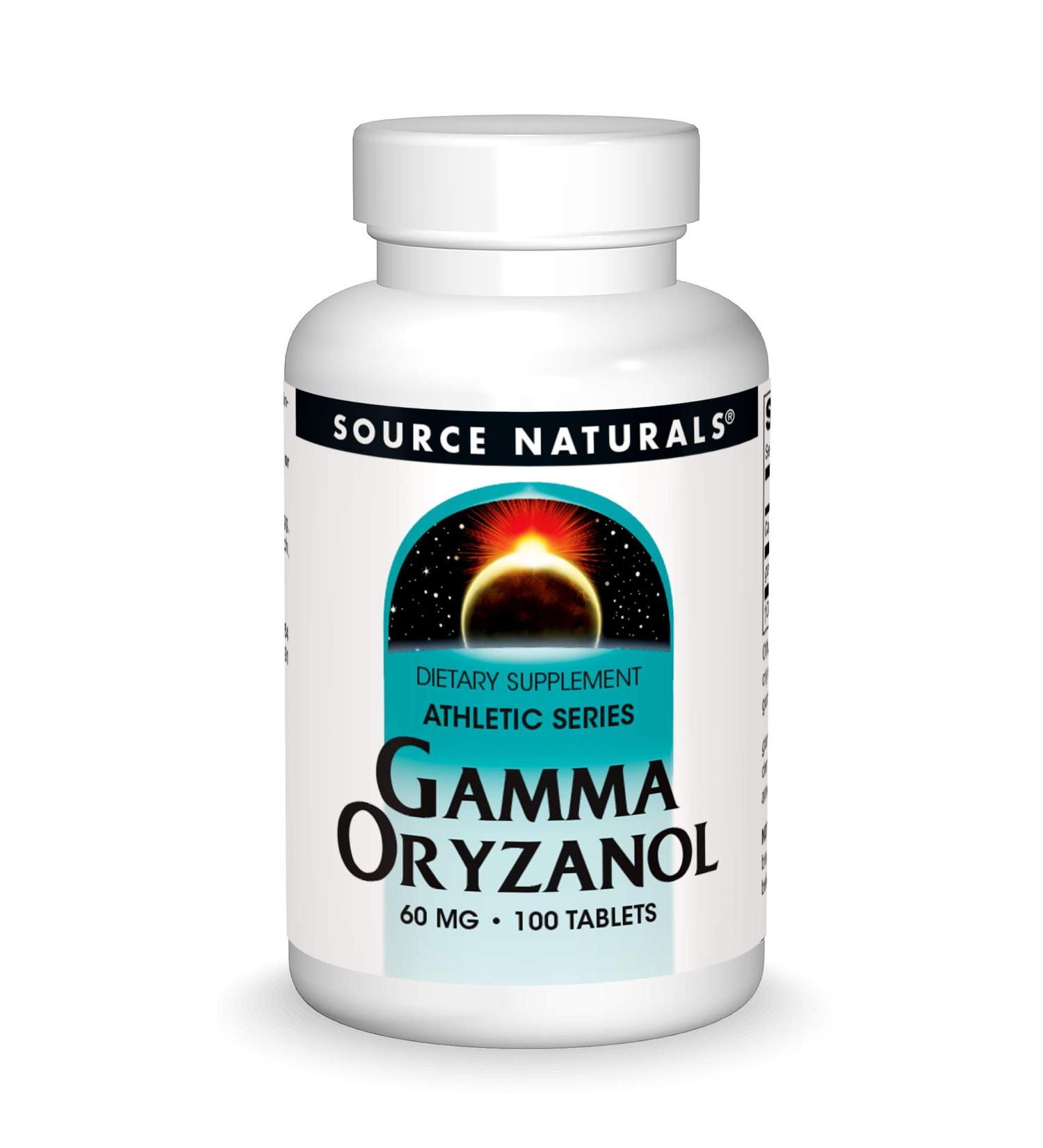 Source Naturals Gamma Oryzanol 60 mg - 100 Tablets for Health & Wellness - Buy Online on GoSupps.com