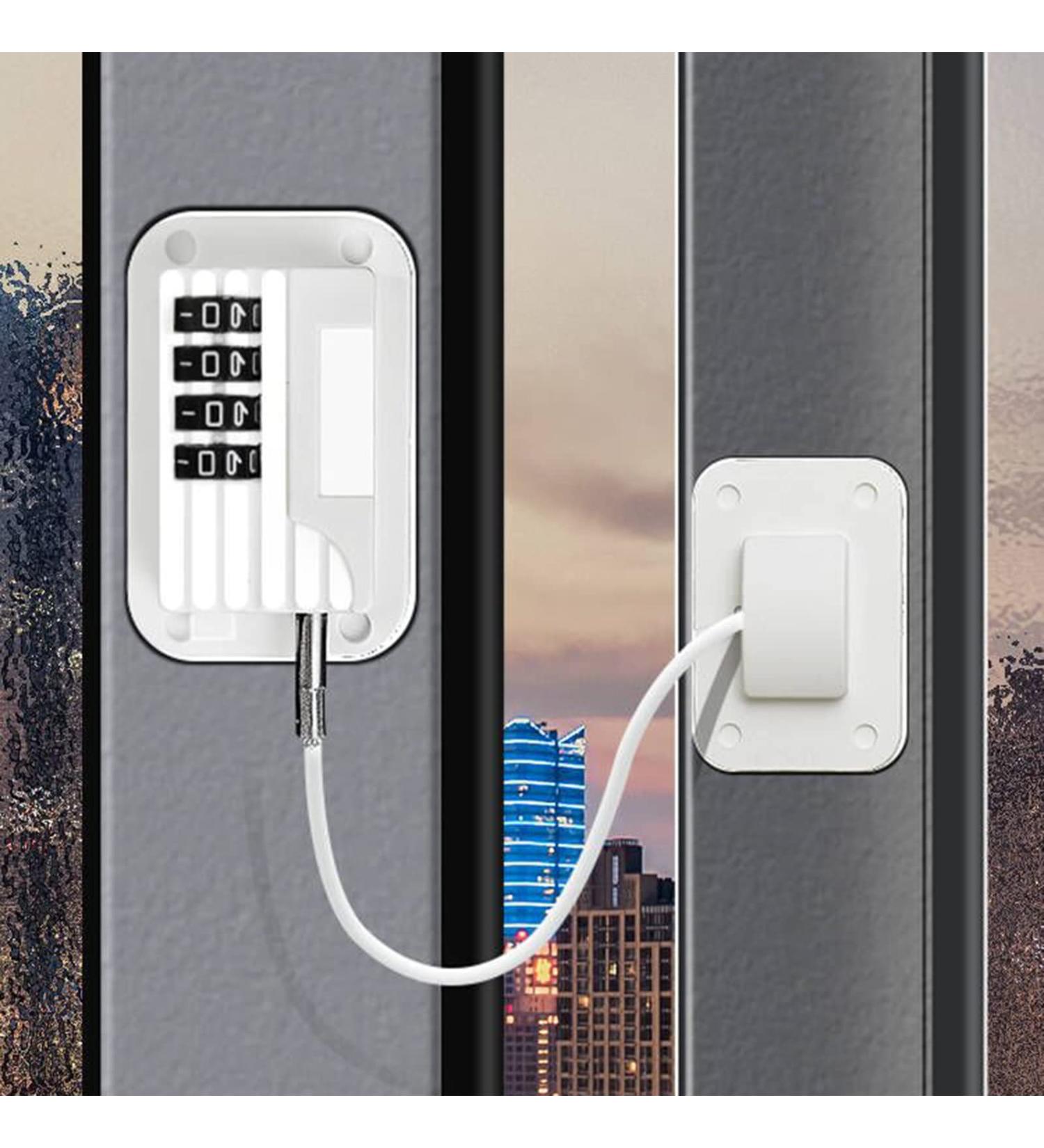 Child Safety Refrigerator Door Lock-Grandoto Combination Keyless Fridge Locks for Childproof Safe Freezer Latches & Baby Proofing for Cabinet Drawer Fridge Cupboard Windows (1P White) 1 White - Buy Online on GoSupps.com