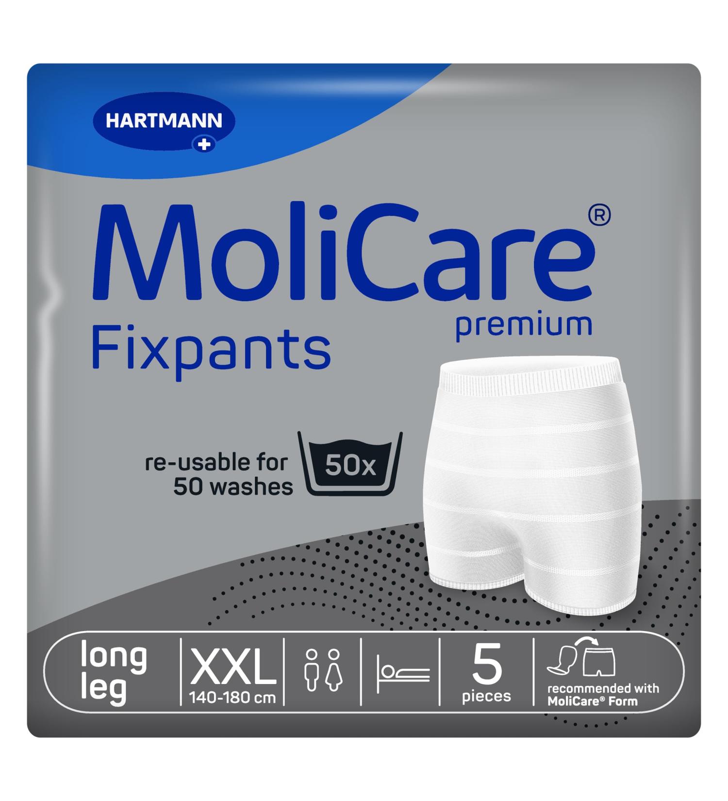 Molicare Premium Fixing Pants XXL | Washable Incontinence Pants for Molicare Shapes | 40 x 5 Pack - Buy Online on GoSupps.com