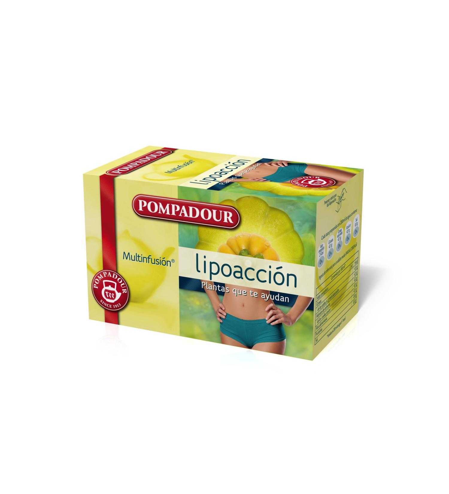 Pompadour Pompadour - Infusion Lipoaction - 20 Envelopes