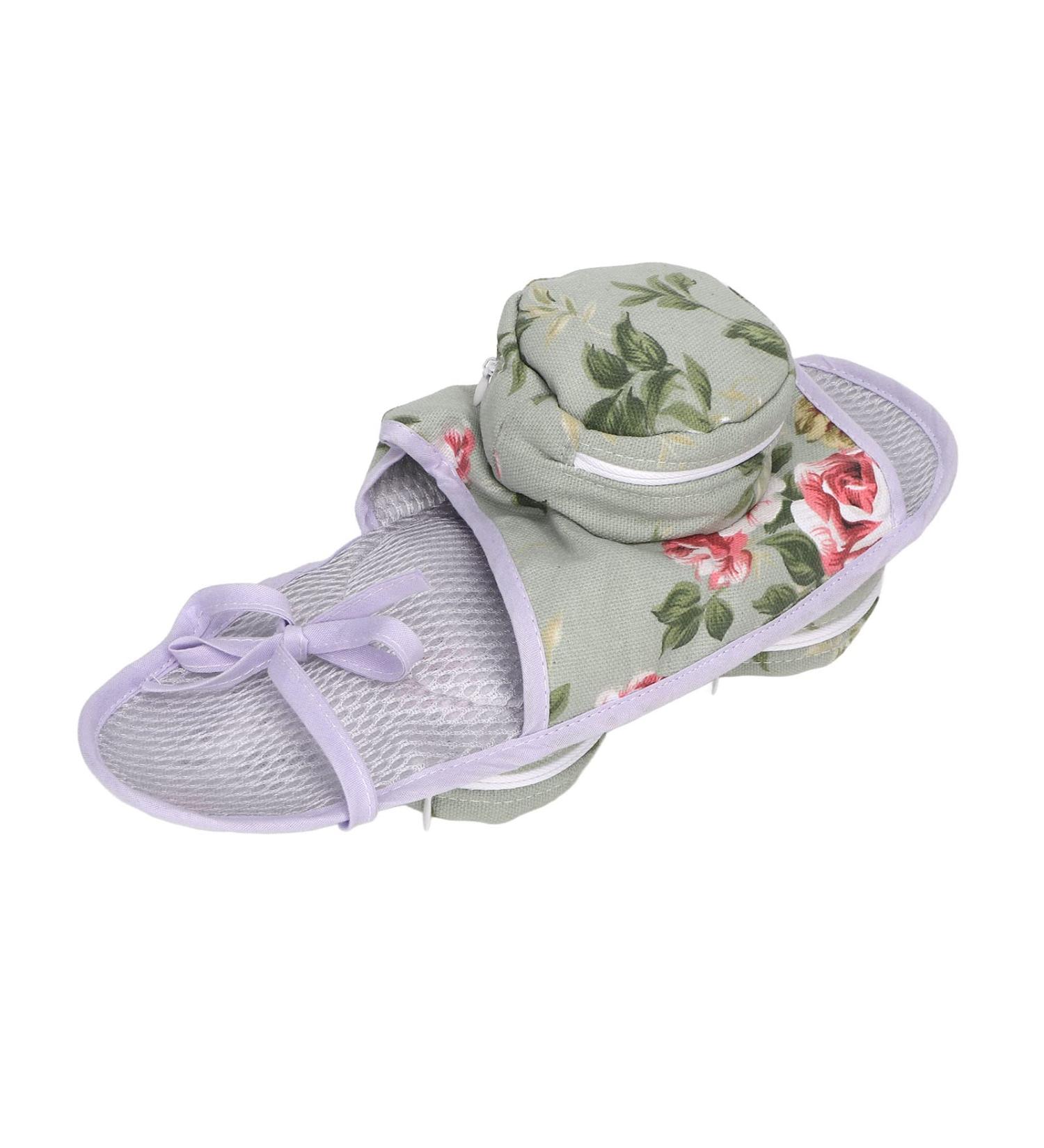 Heated Foot Massage Bag - Moxibustion Thermal Therapy with Filter Belt & 3 Zipper Pockets for Daily Care - Buy Online on GoSupps.com