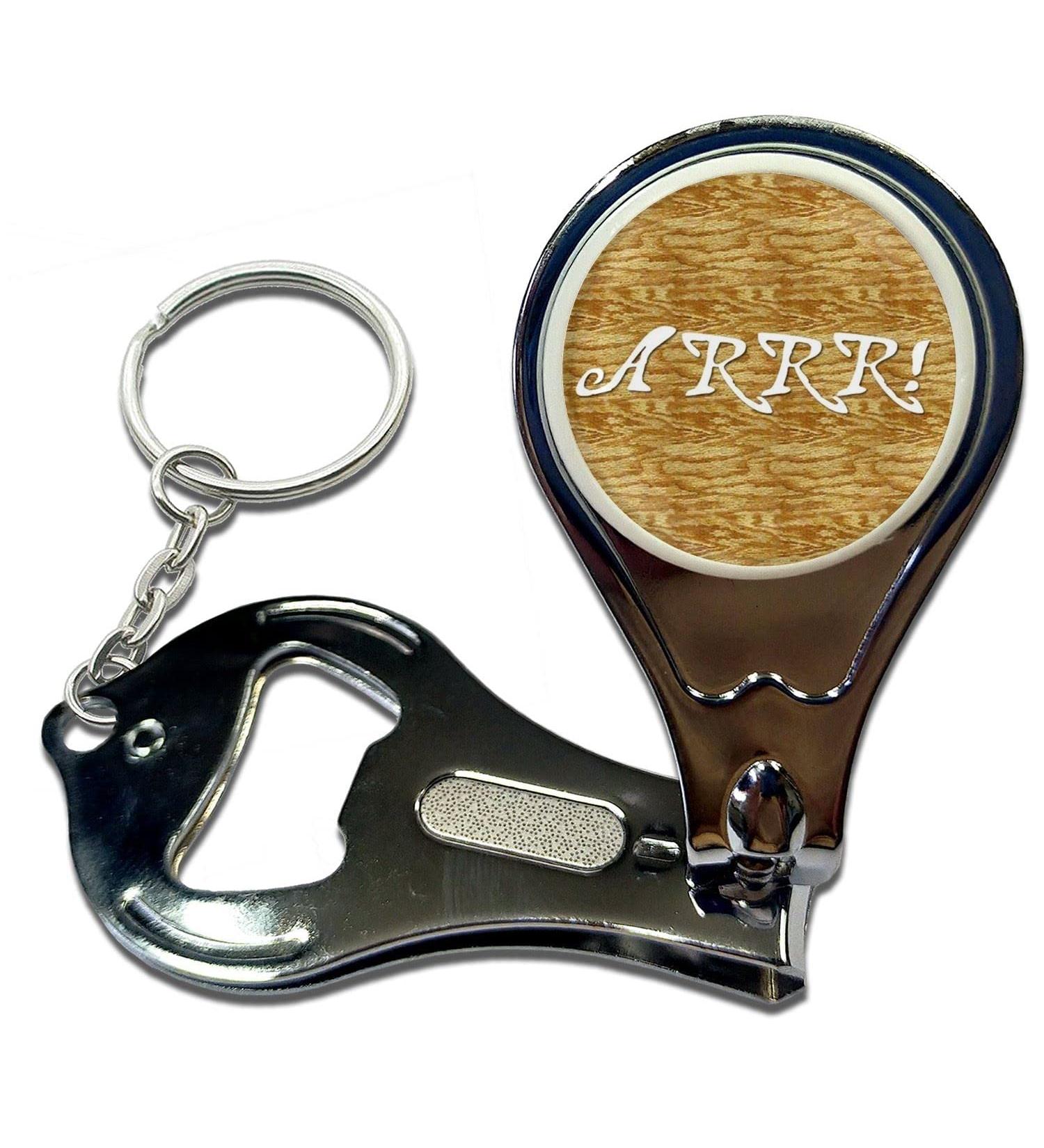 BadgeBeast.co.uk Arrr - Key Ring Bottle Opener and Nail Clipper - Buy Online on GoSupps.com