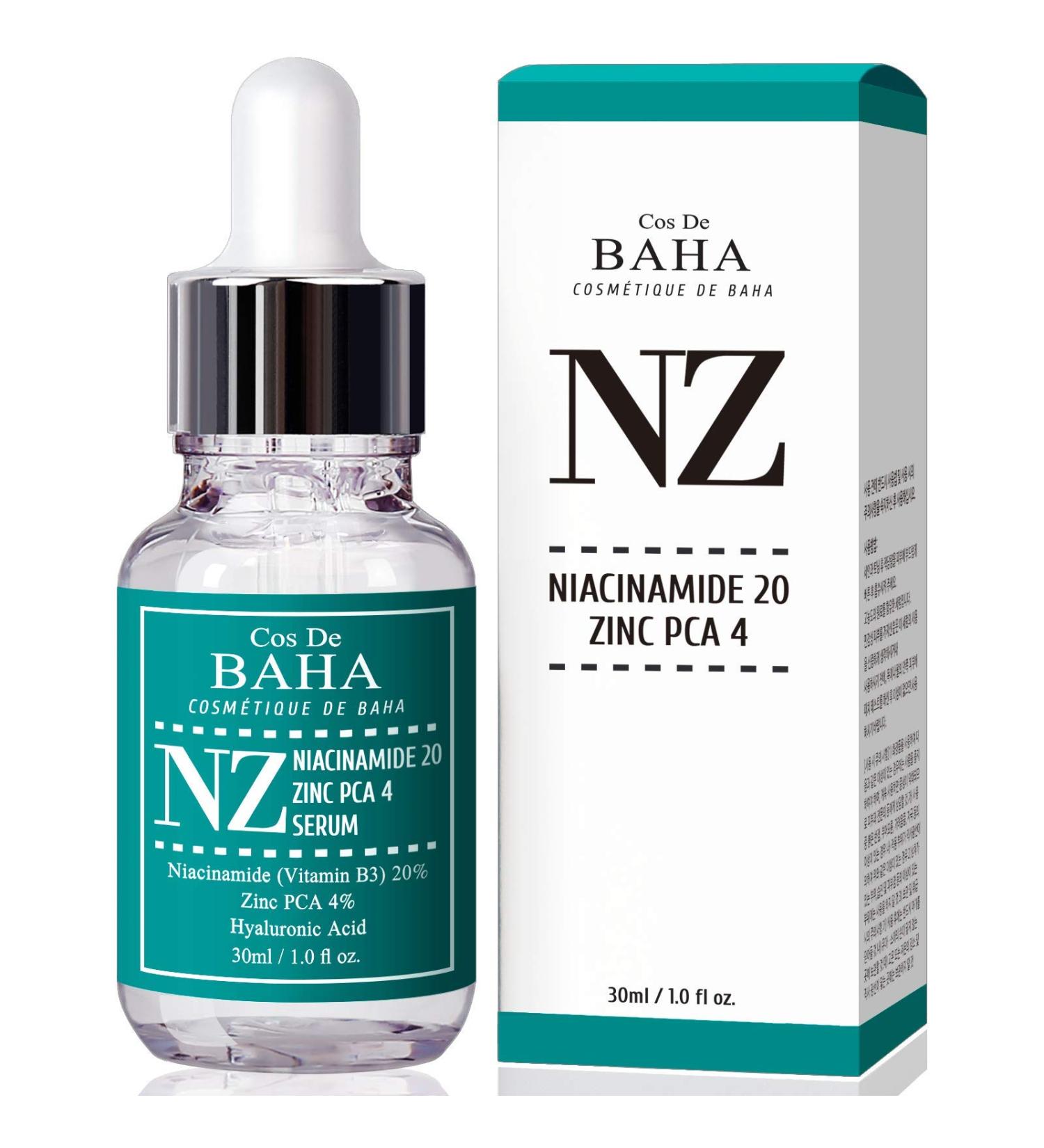 Cos De BAHA Niacinamide 20% & Zinc PCA 4% - 1 fl oz (30 ml) Serum for Brightening & Acne Control - Buy Online on GoSupps.com
