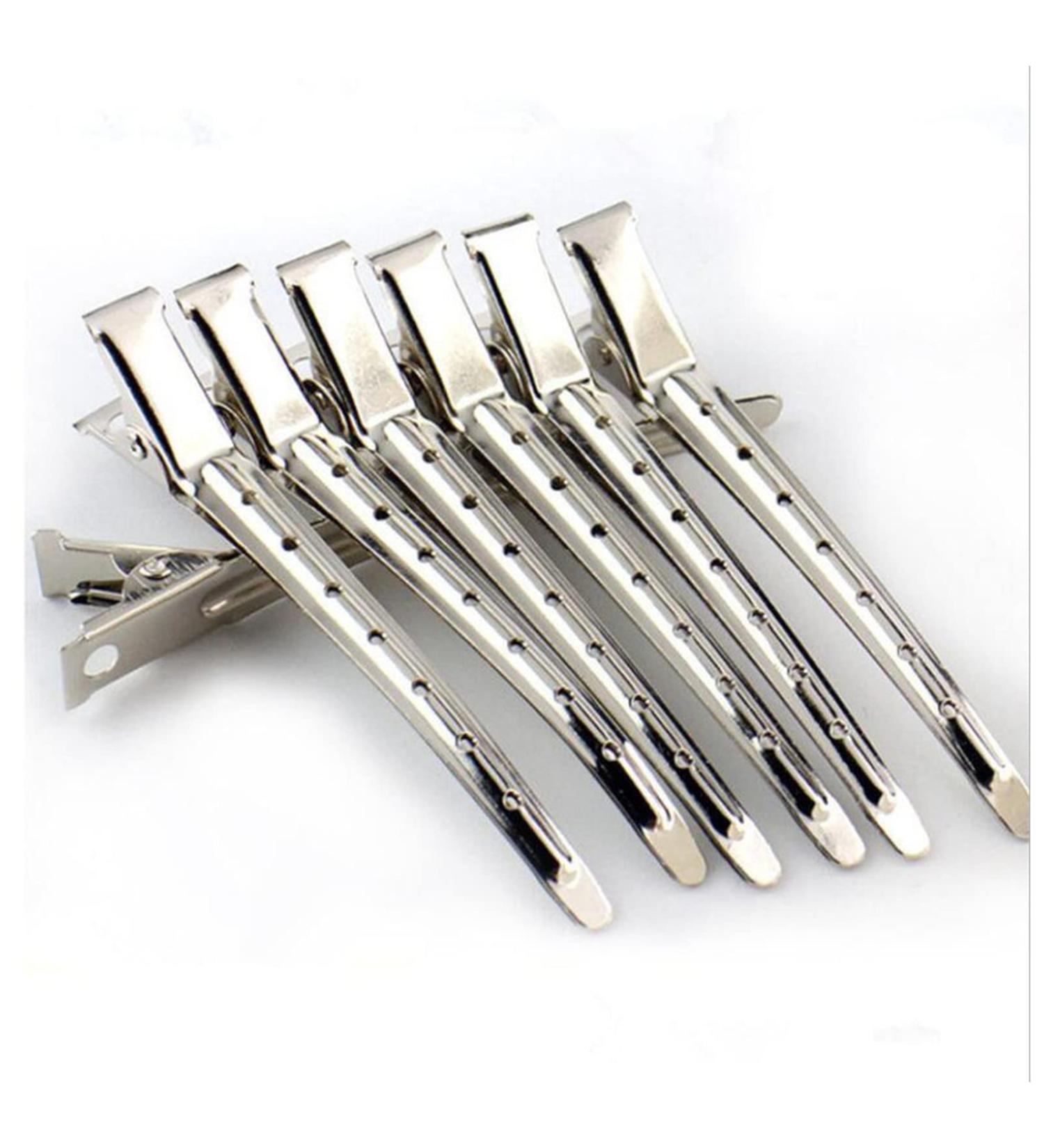 Hair Clips Set of 10 professional salon stainless steel hair clips hairdressing tools DIY hairdressing hair clips hair clips headdress accessories hair clips Blue Hair Clips - Buy Online on GoSupps.com