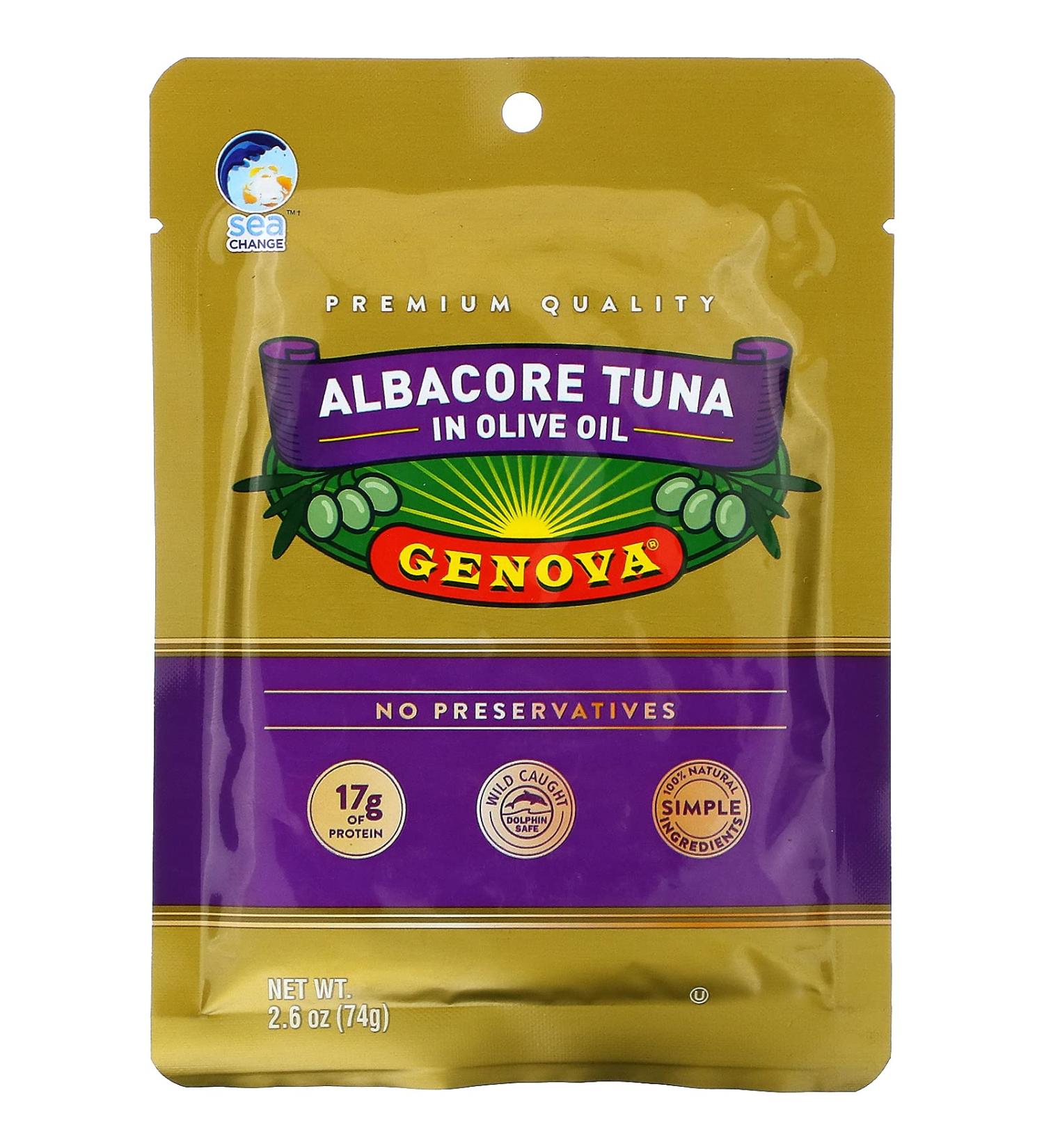 Genova Albacore Tuna In Olive Oil 2.6 oz (74 g)