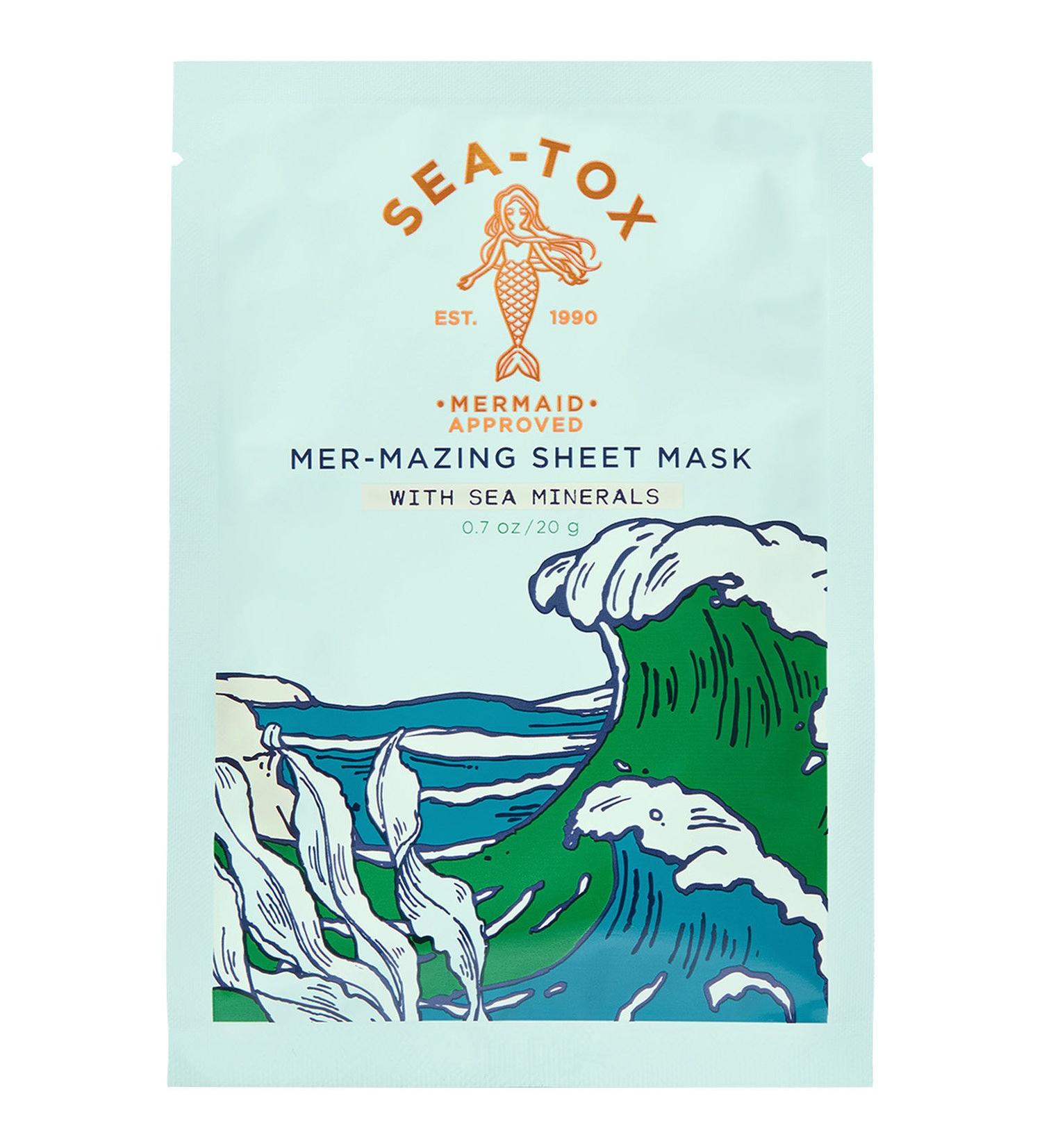 Bath and Body Works SEA-TOX Mer-mazing Face Sheet Mask 0.7 Ounce