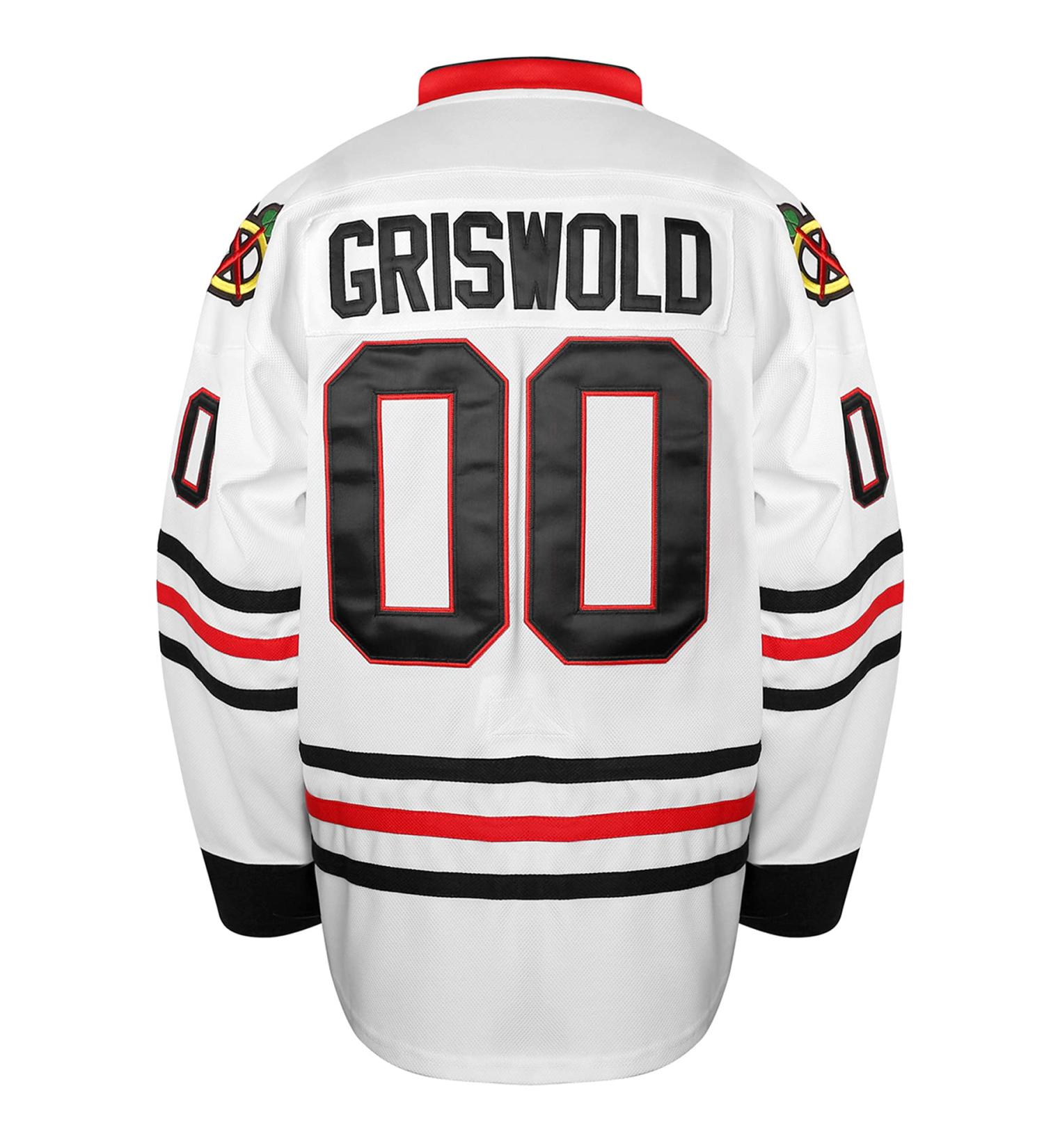 Buy Clark Griswold #00 X-Mas Christmas Vacation Movie Hockey Jersey - White | International Shipping Available - Buy Online on GoSupps.com