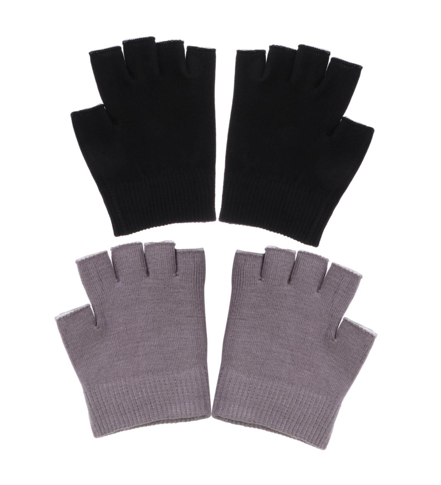FRCOLOR 2 Pairs of Half Finger Moisture Gloves Thermal Gloves Moisturising Gloves with Fingers Moisturising Gloves Women's Gloves Touchscreen Gloves Cosmetics - Buy Online on GoSupps.com